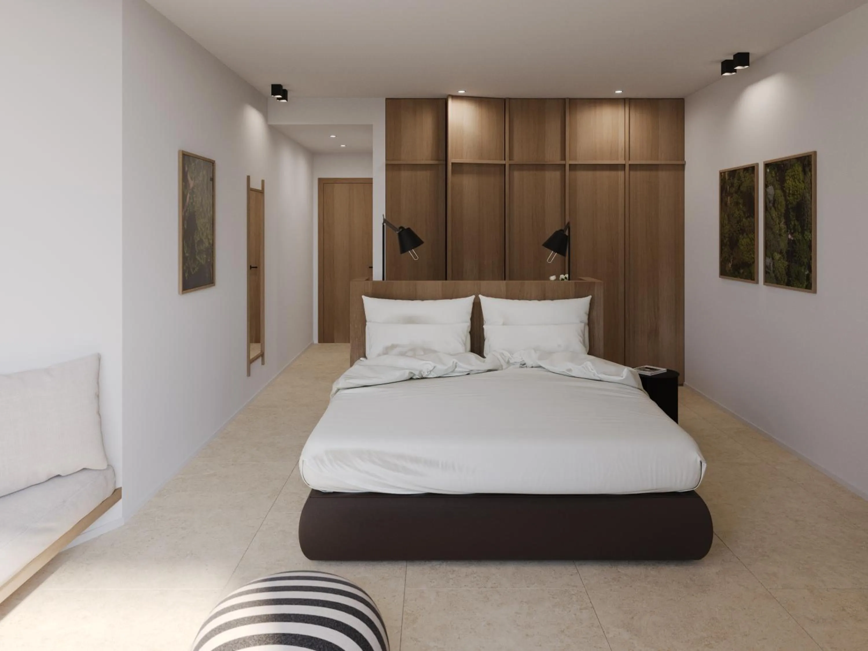 Bed in Du Lac Et Du Parc Grand Resort