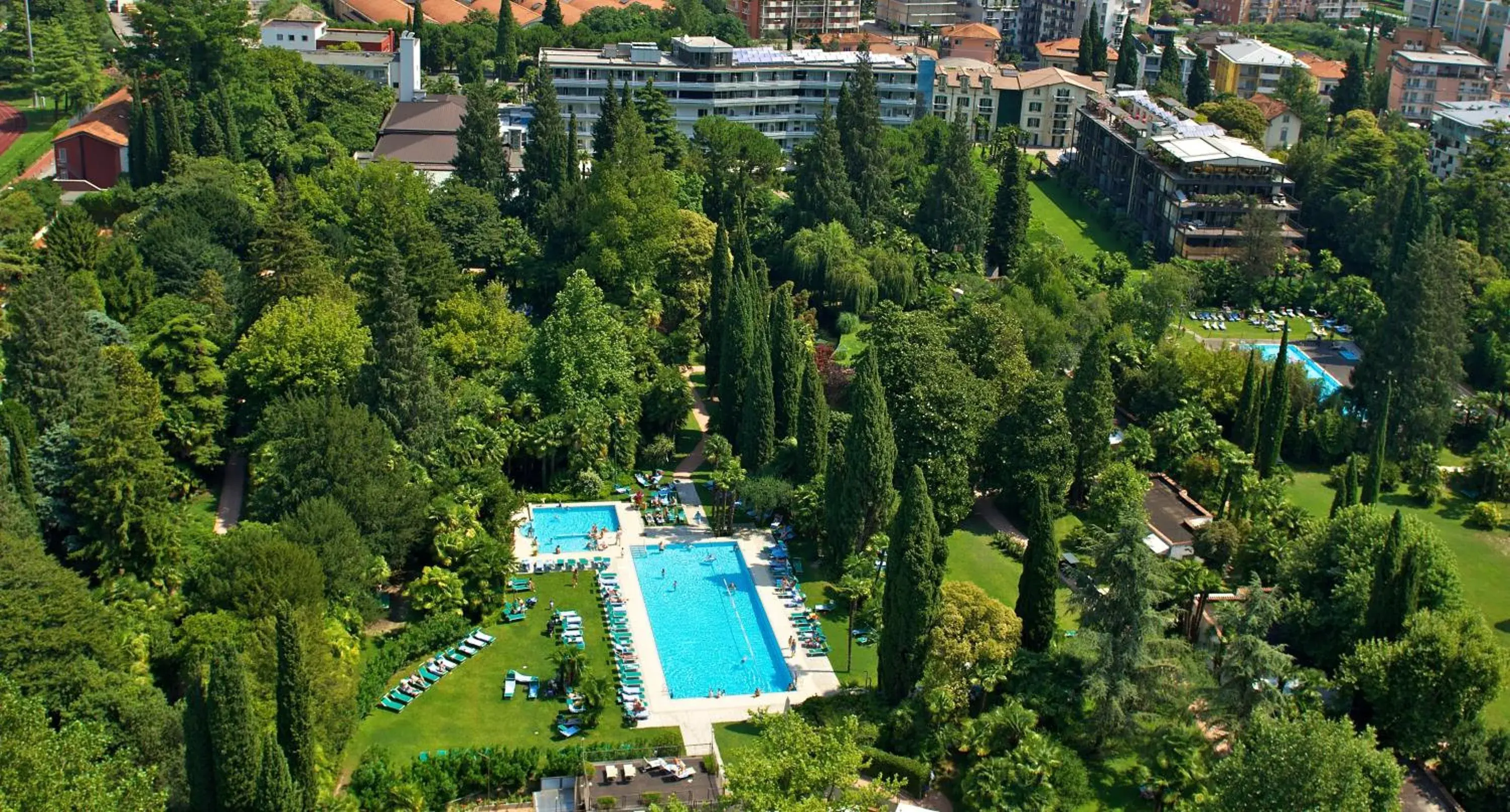 Bird's eye view in Du Lac Et Du Parc Grand Resort Bird's eye view in Du Lac Et Du Parc Grand Resort