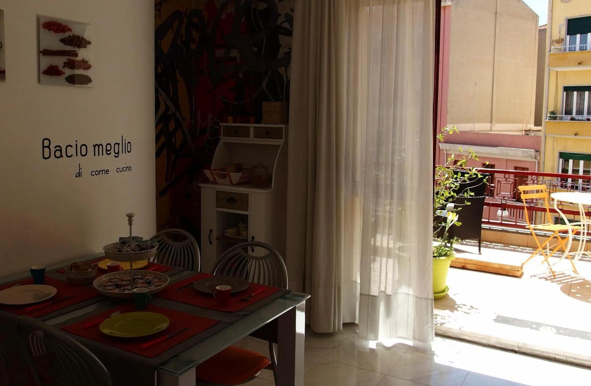 Food close-up in I Love Art