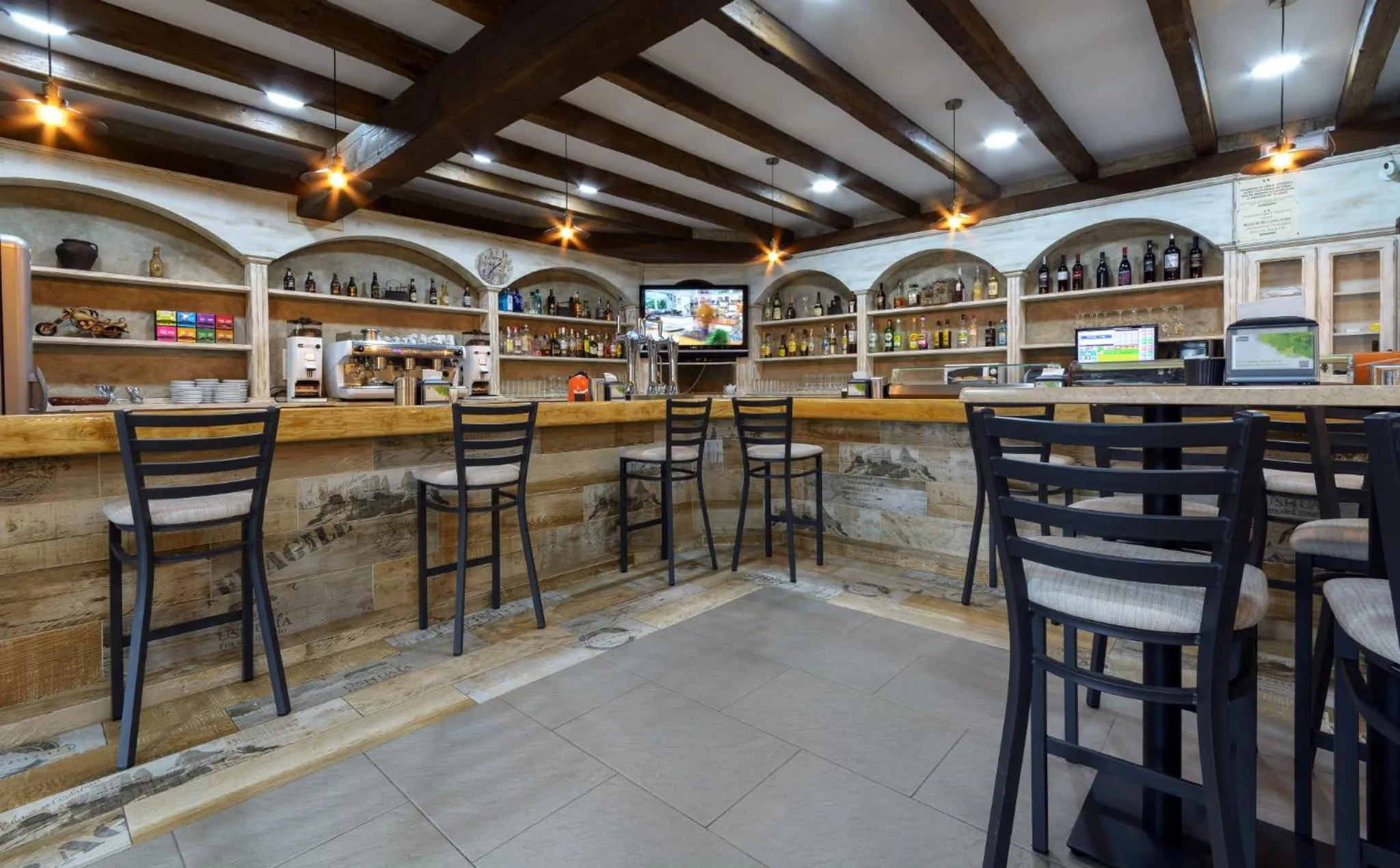 Lounge or bar in Hotel Rural Los Angeles en Las Hurdes