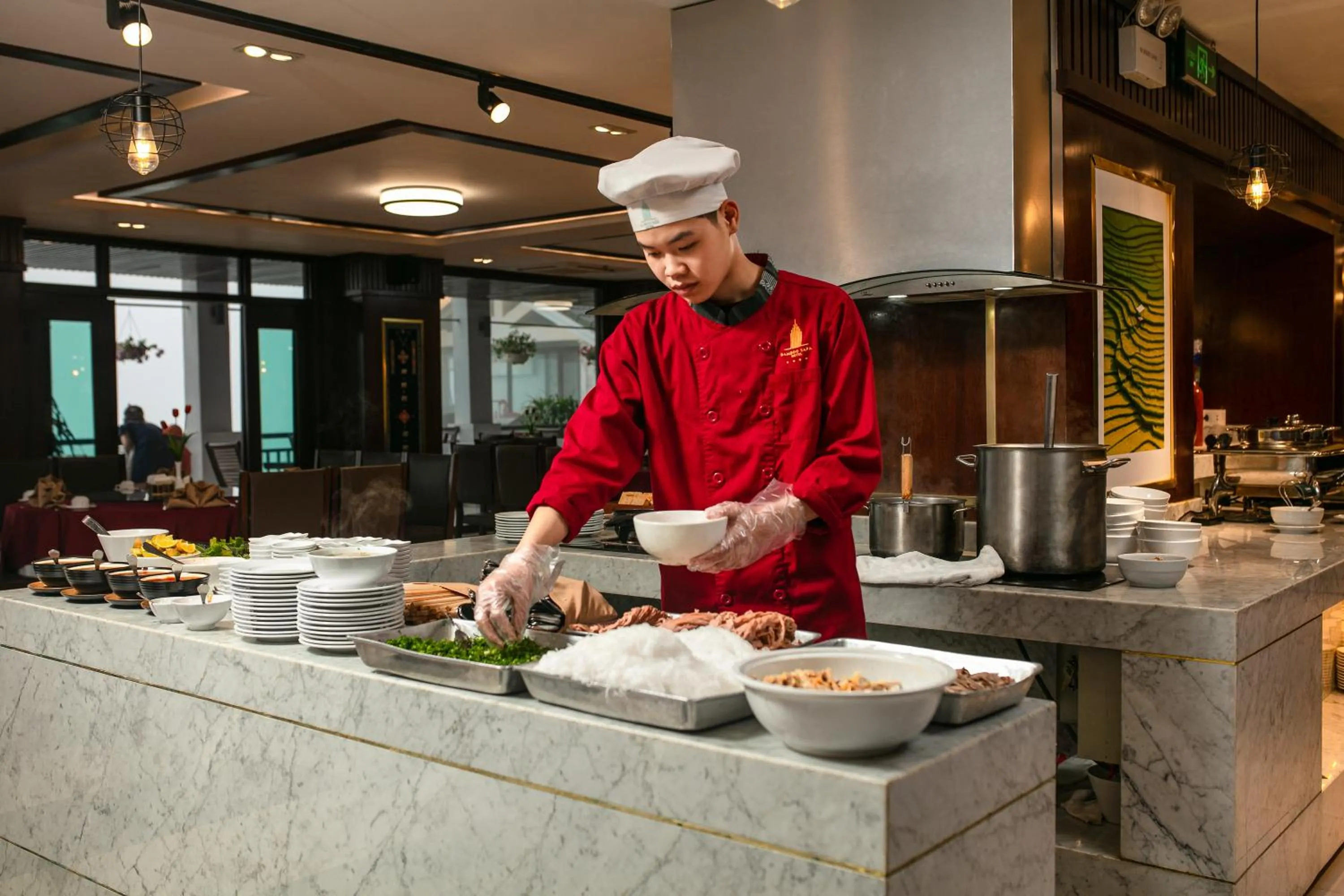 Restaurant/places to eat in Bamboo Sapa Hotel