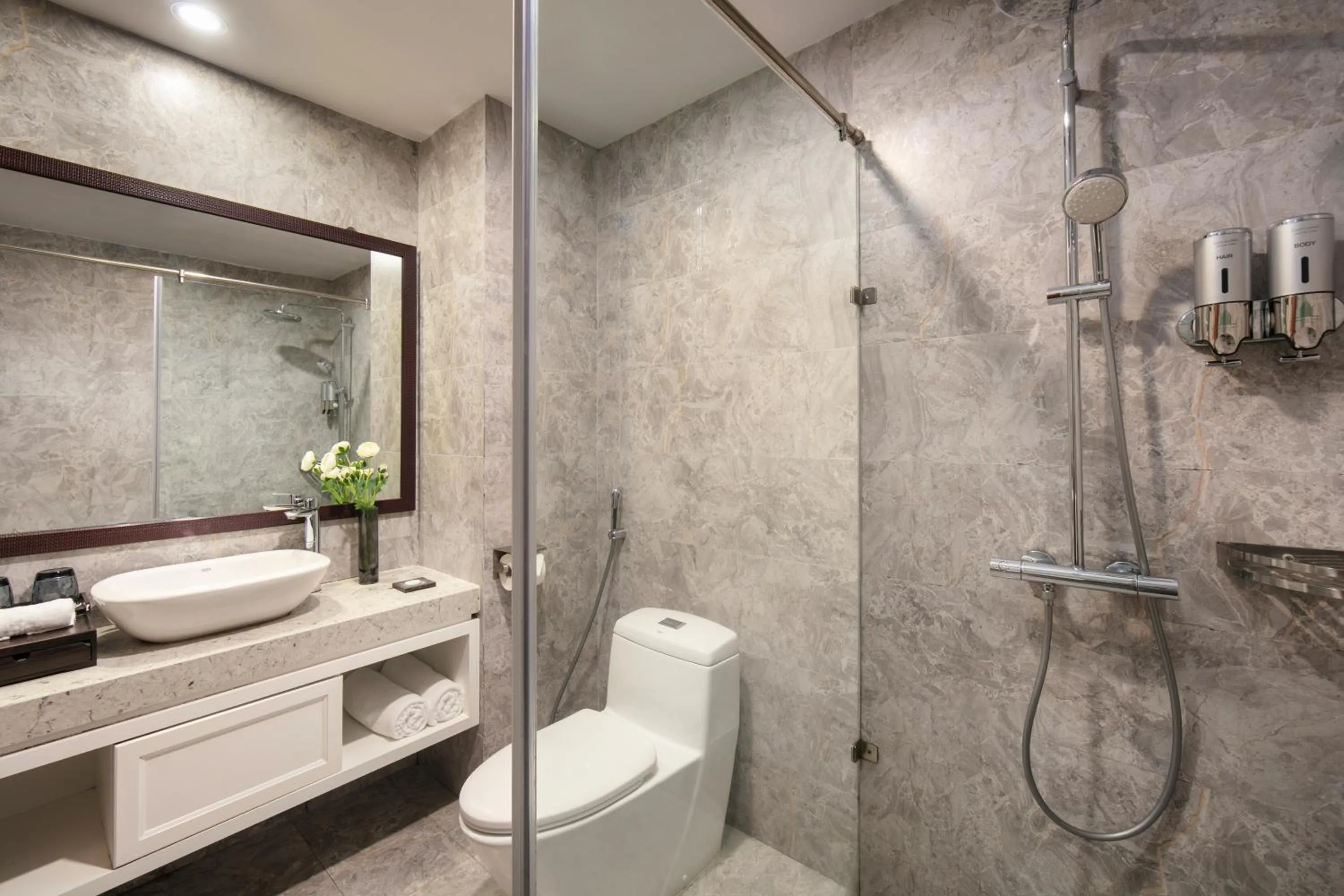 Bathroom in Bamboo Sapa Hotel