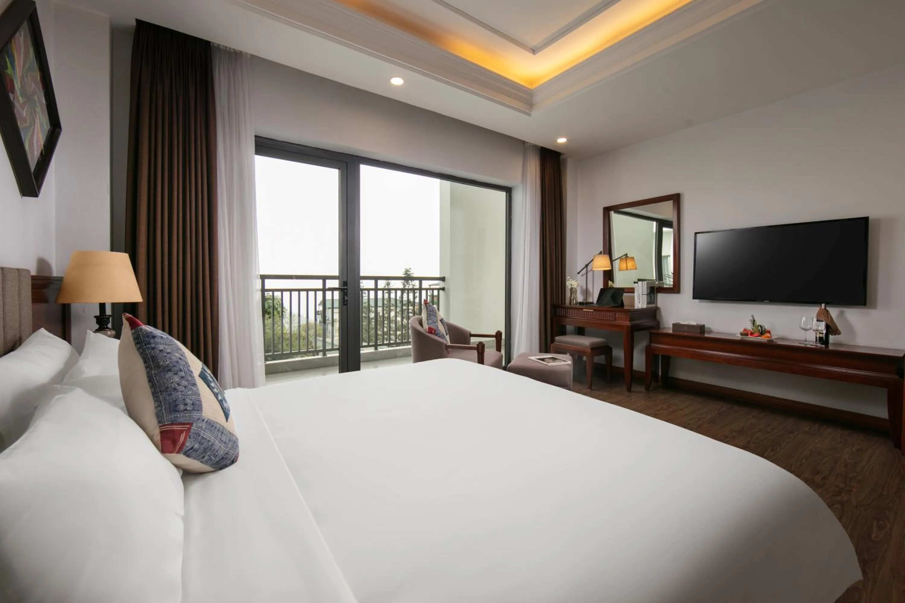 Bedroom, Bed in Bamboo Sapa Hotel