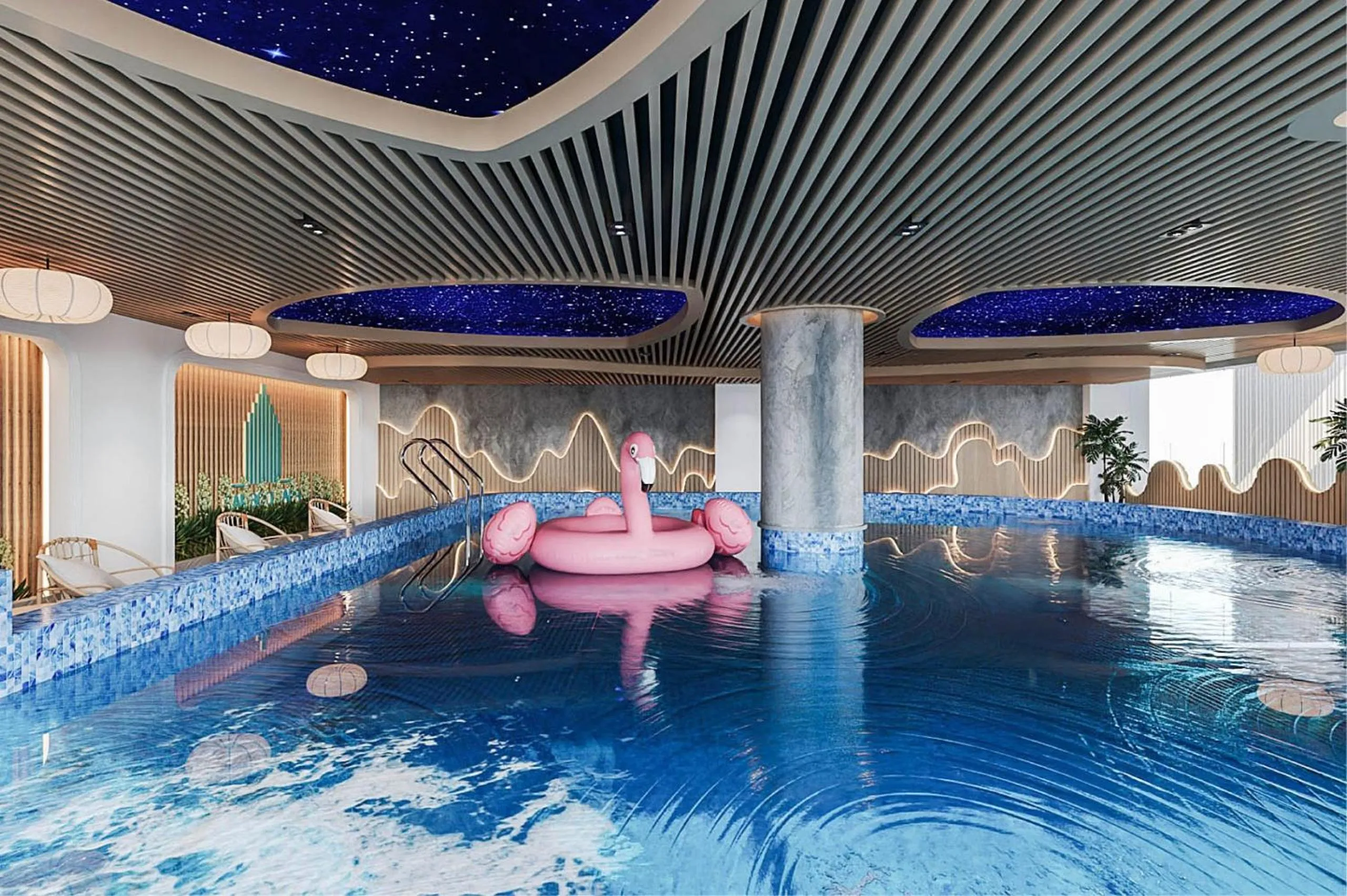 Hot Tub in Bamboo Sapa Hotel