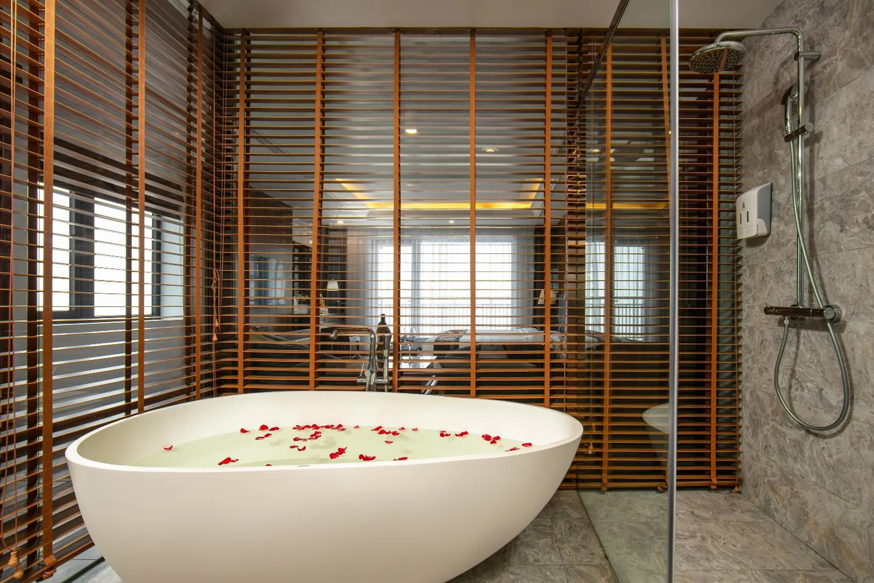 Bathroom in Bamboo Sapa Hotel Bathroom in Bamboo Sapa Hotel