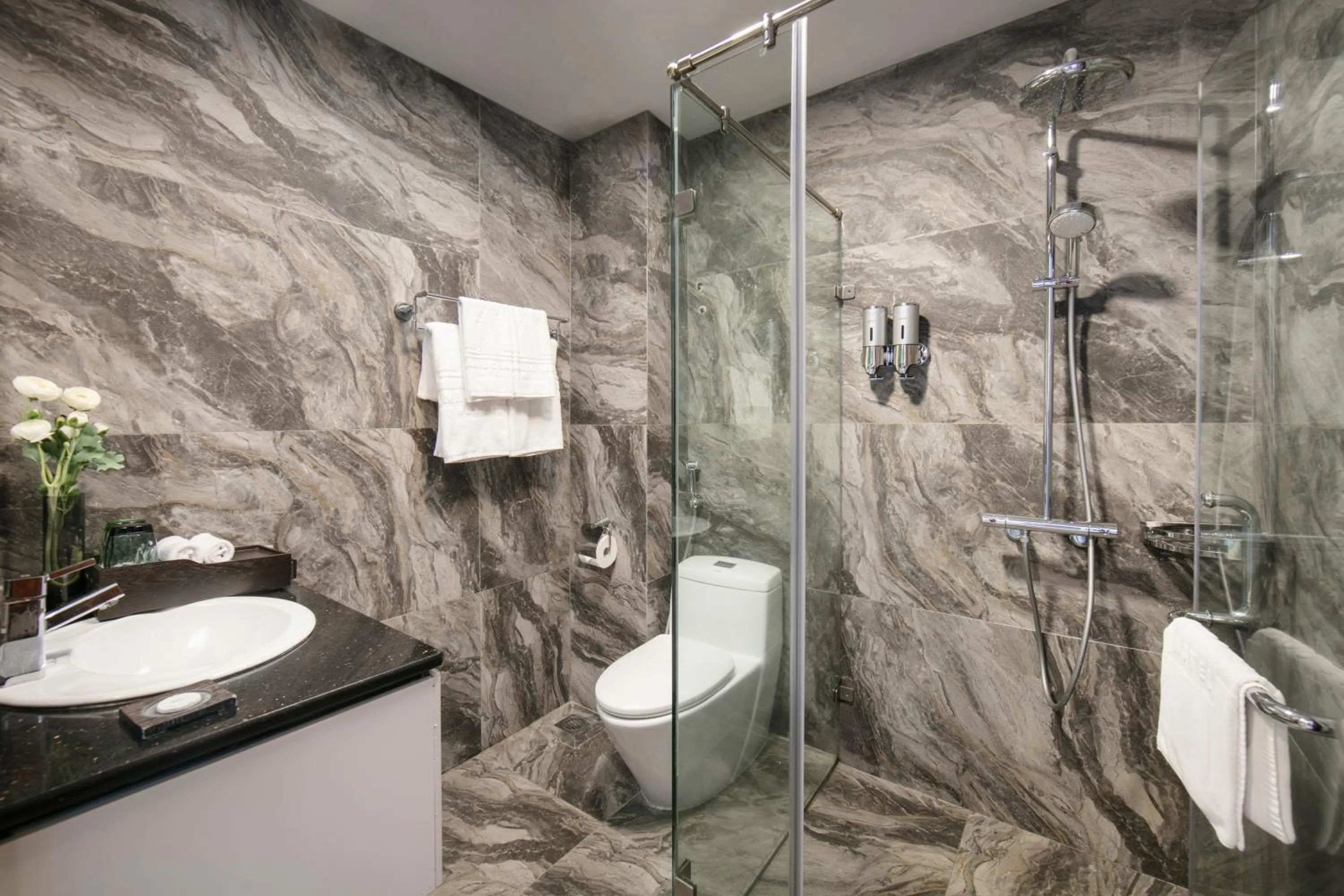 Bathroom in Bamboo Sapa Hotel