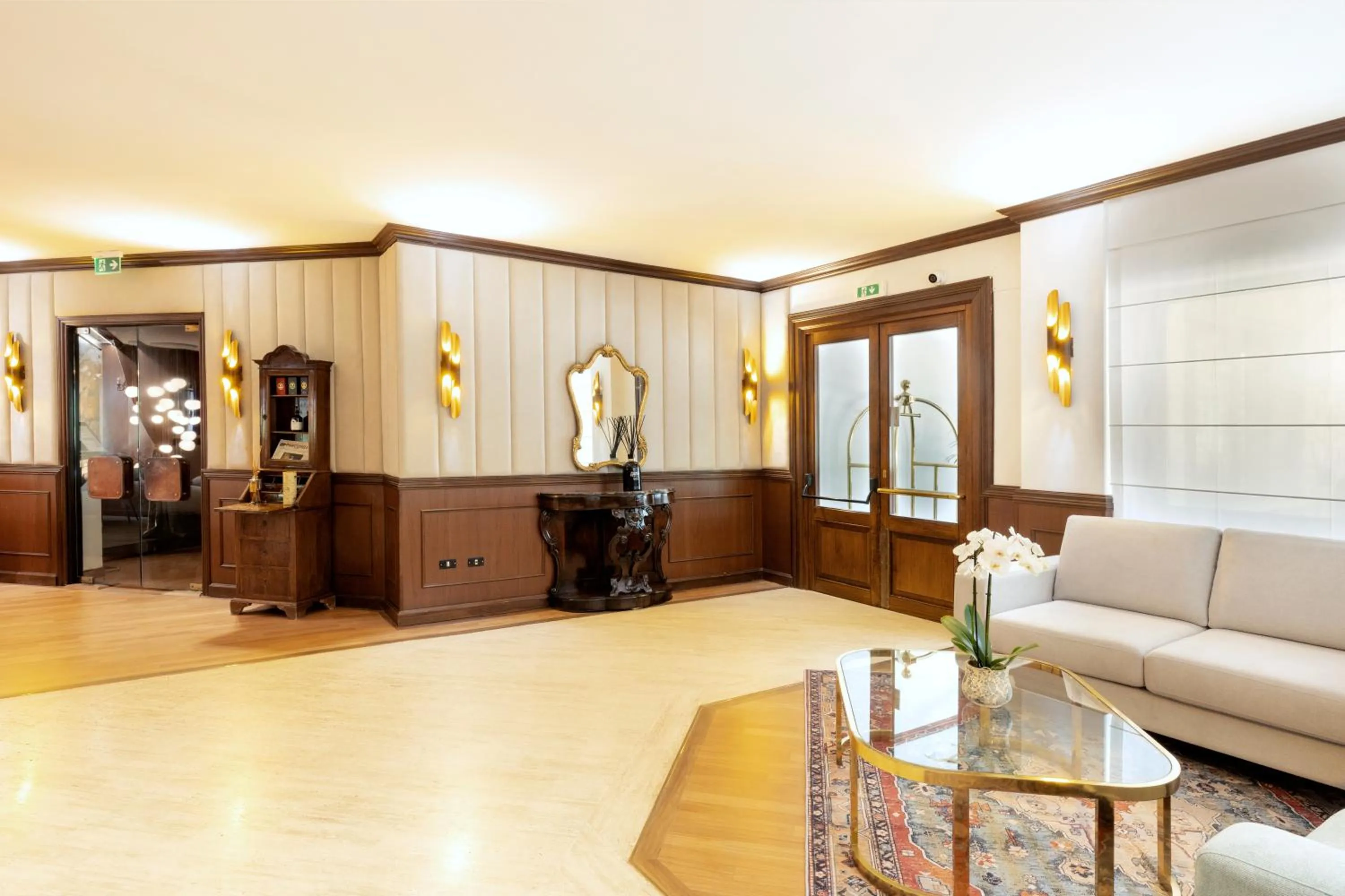 Lobby or reception in Hotel Corona & Spa