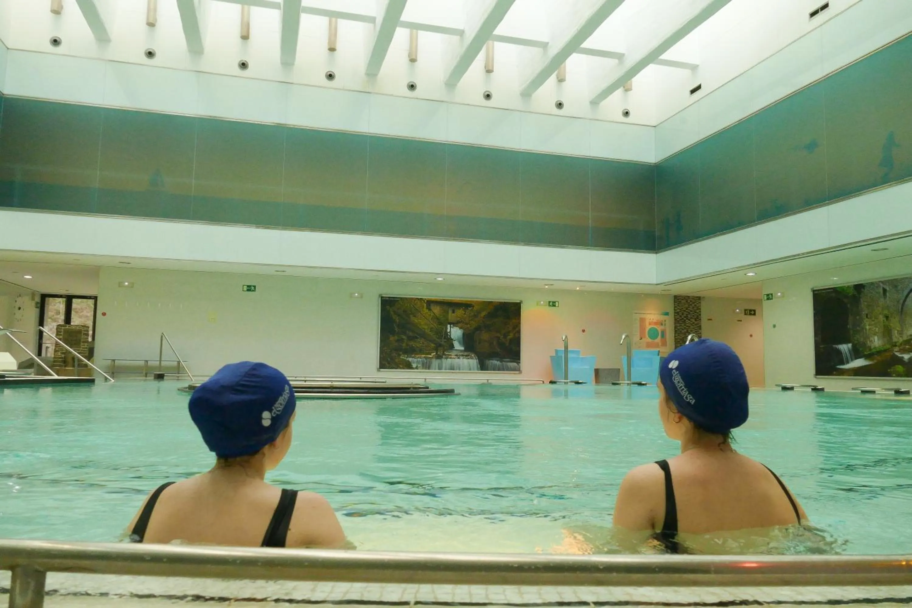 Hot Spring Bath in Balneario Elgorriaga