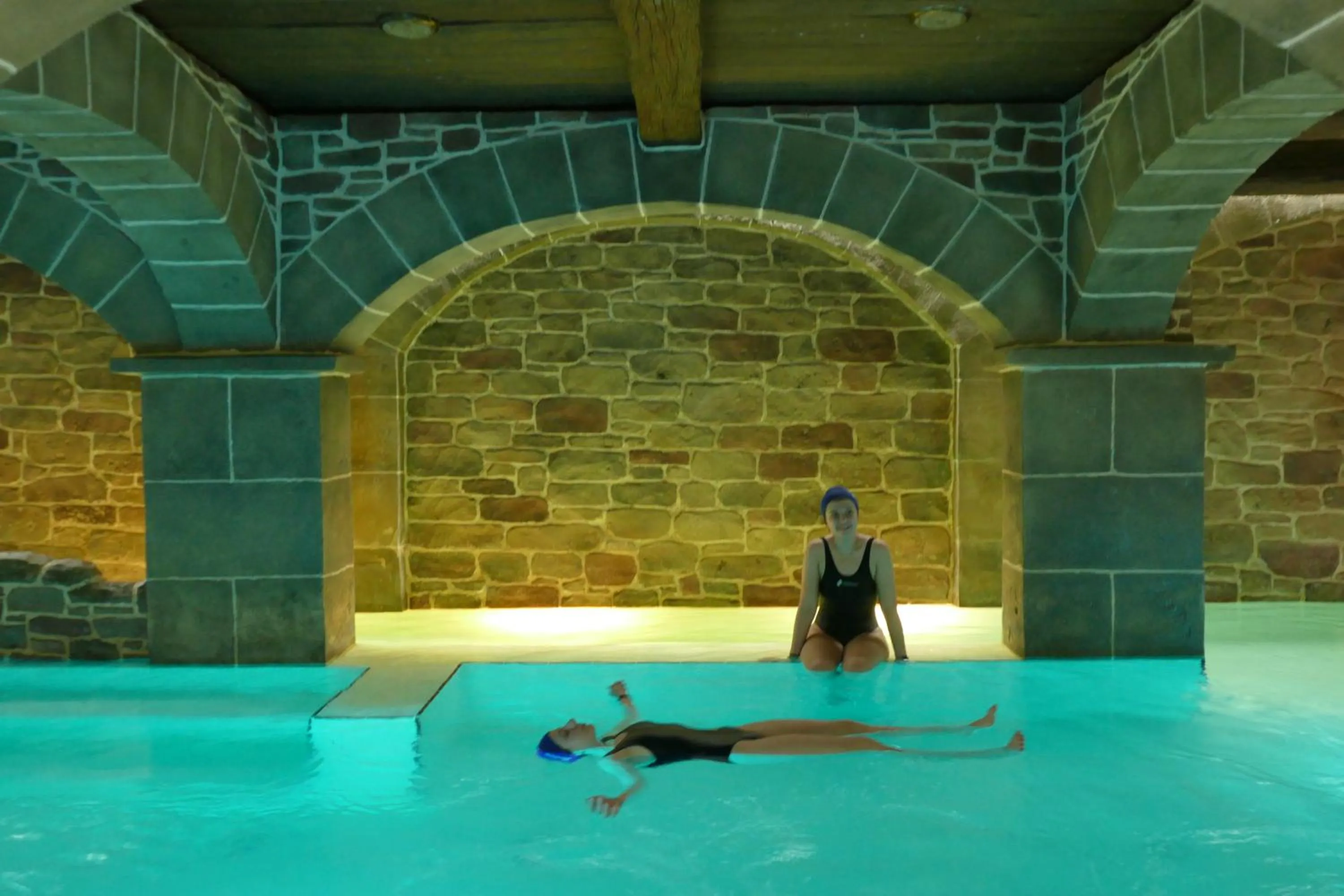 Hot Spring Bath in Balneario Elgorriaga