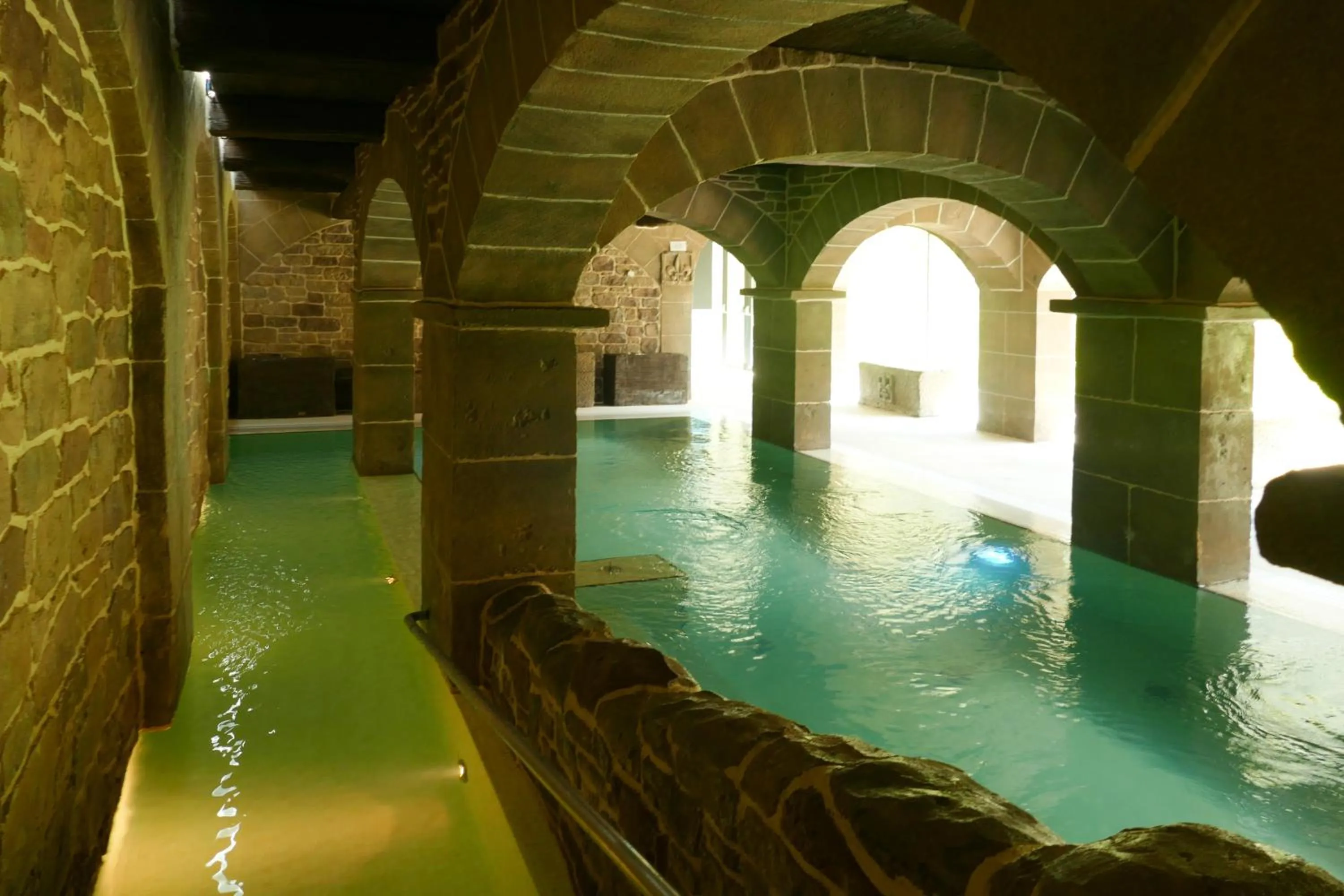Hot Spring Bath in Balneario Elgorriaga