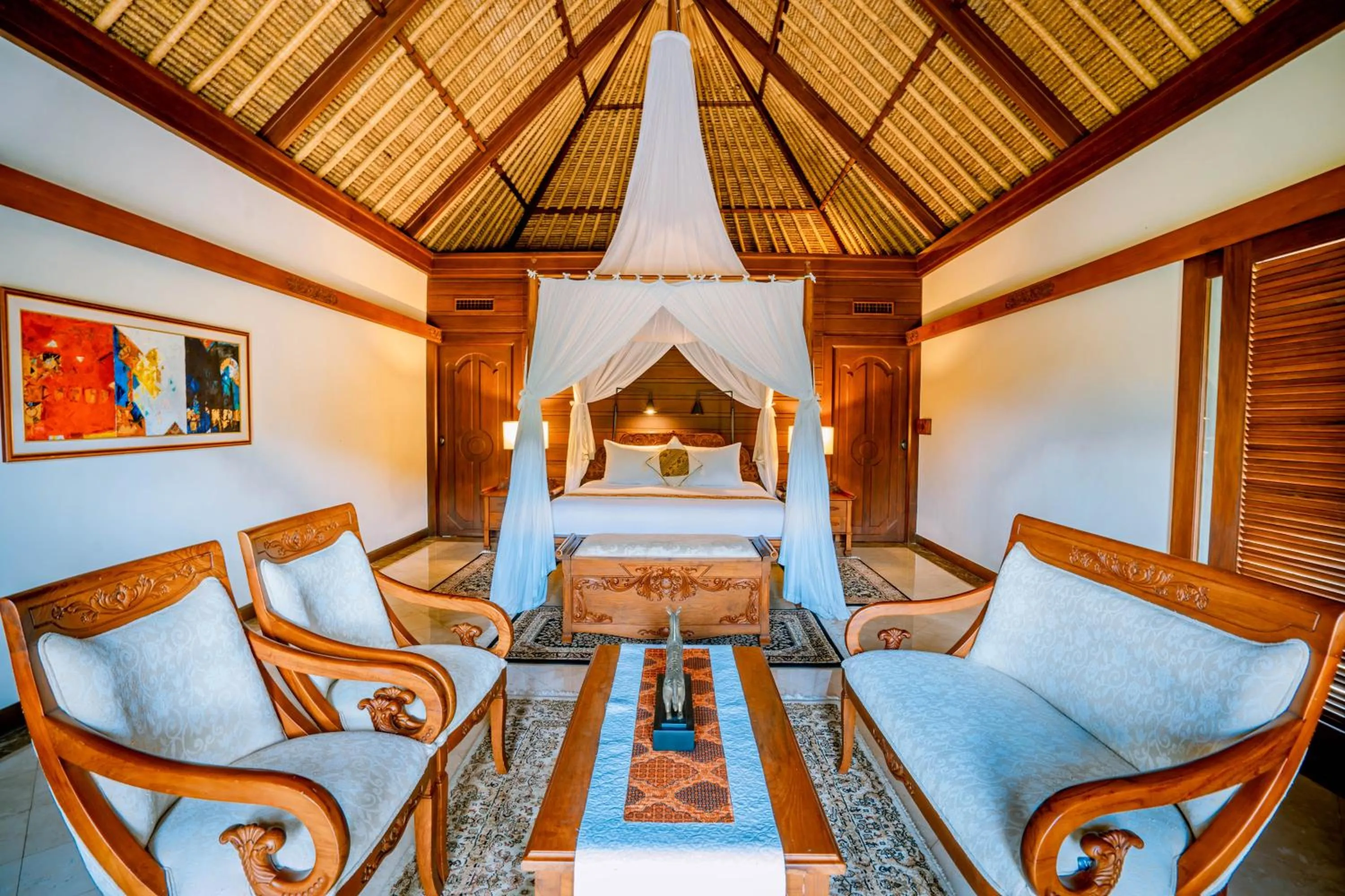 Seating area in Puri Wulandari A Boutique Resort & Spa