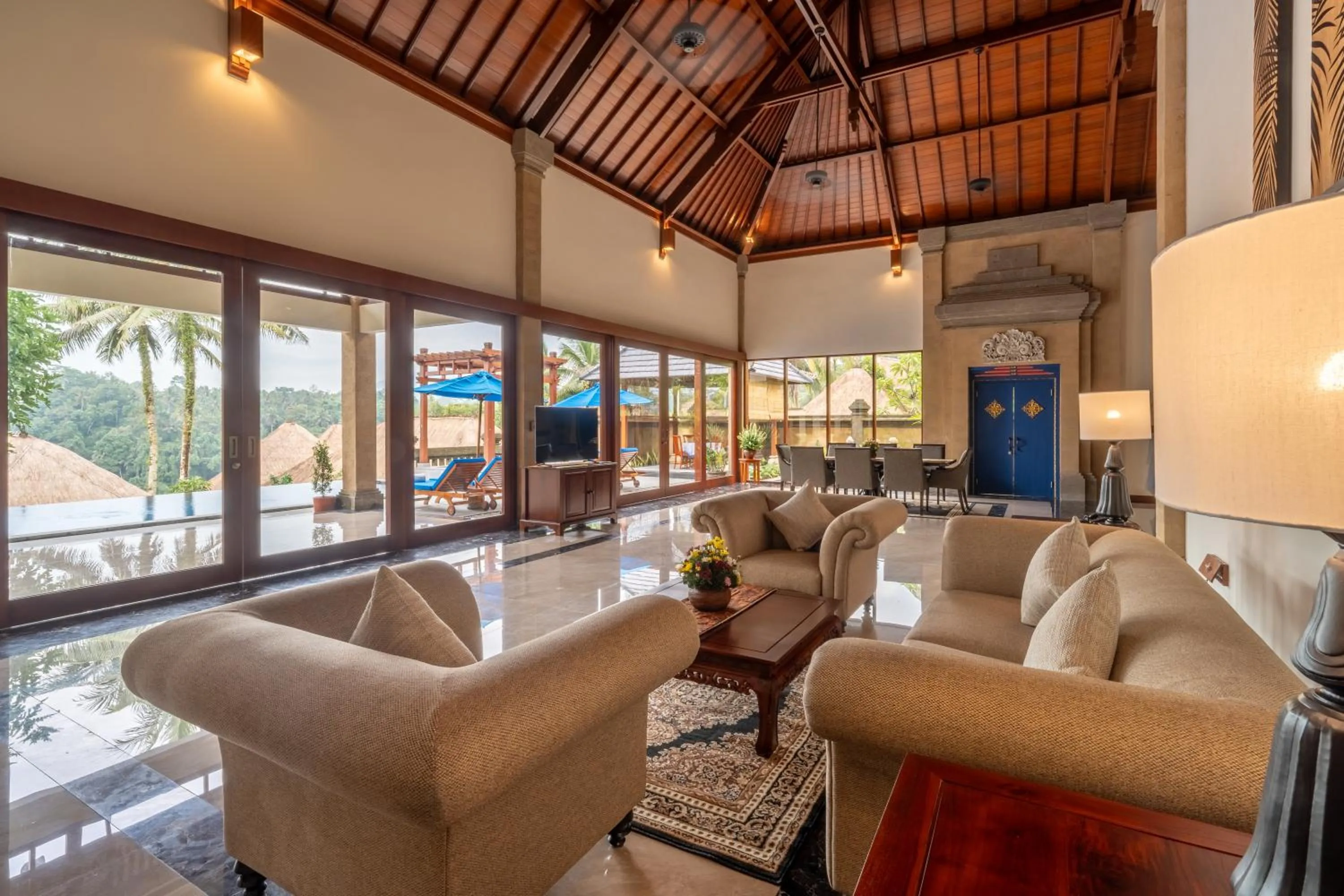 Living room in Puri Wulandari A Boutique Resort & Spa