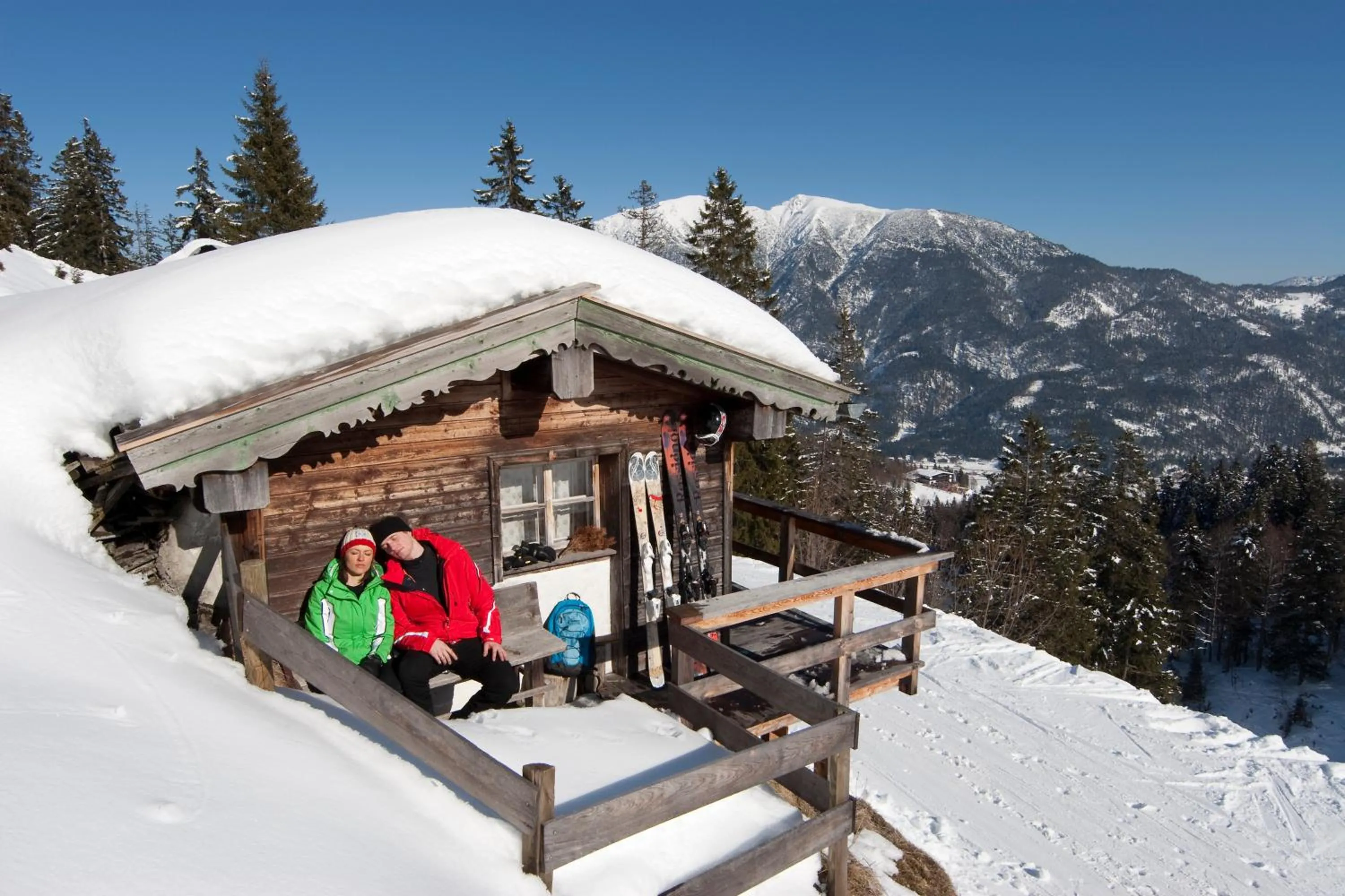 Skiing in Hotel Garni Berghof
