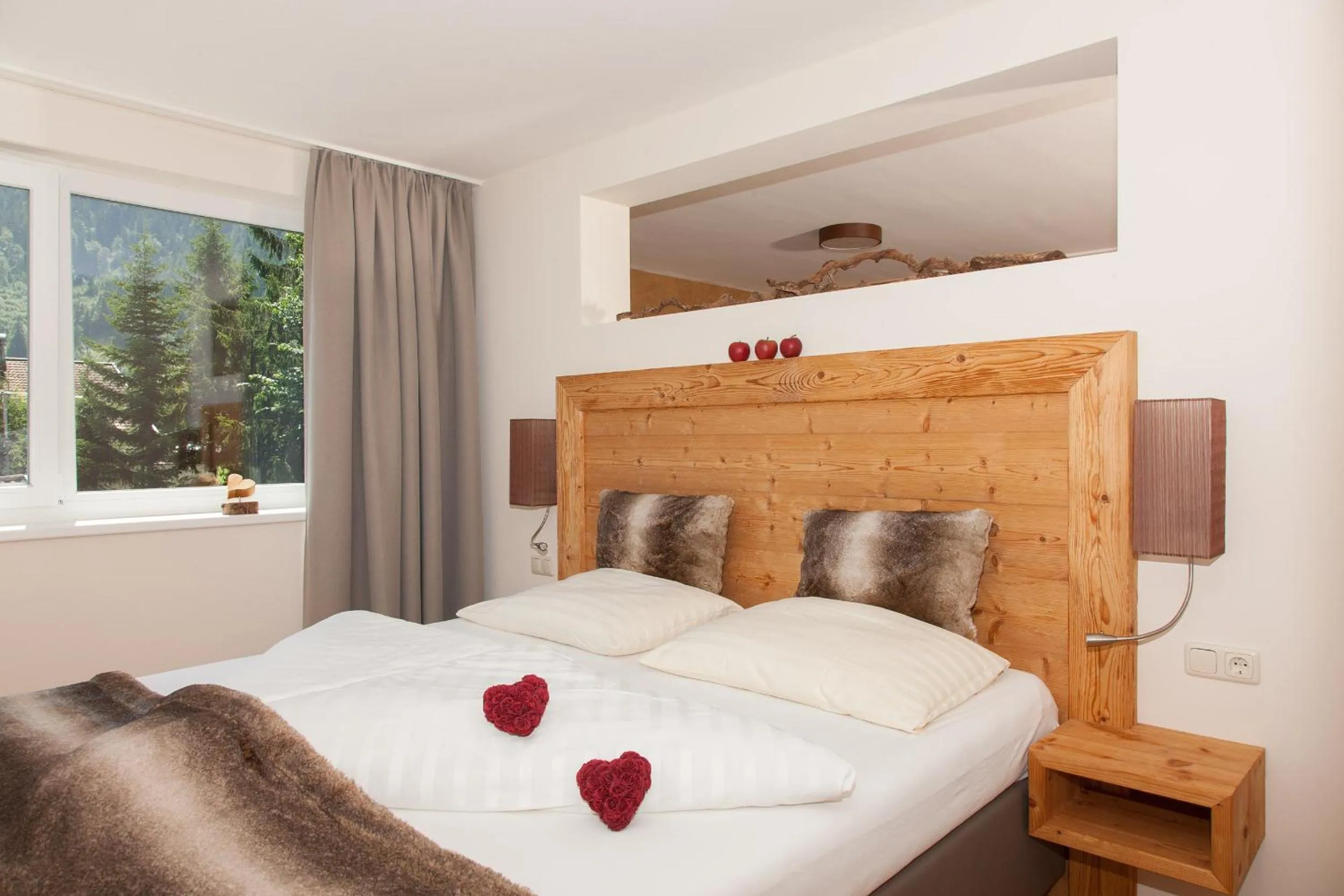 Bed in Hotel Garni Berghof