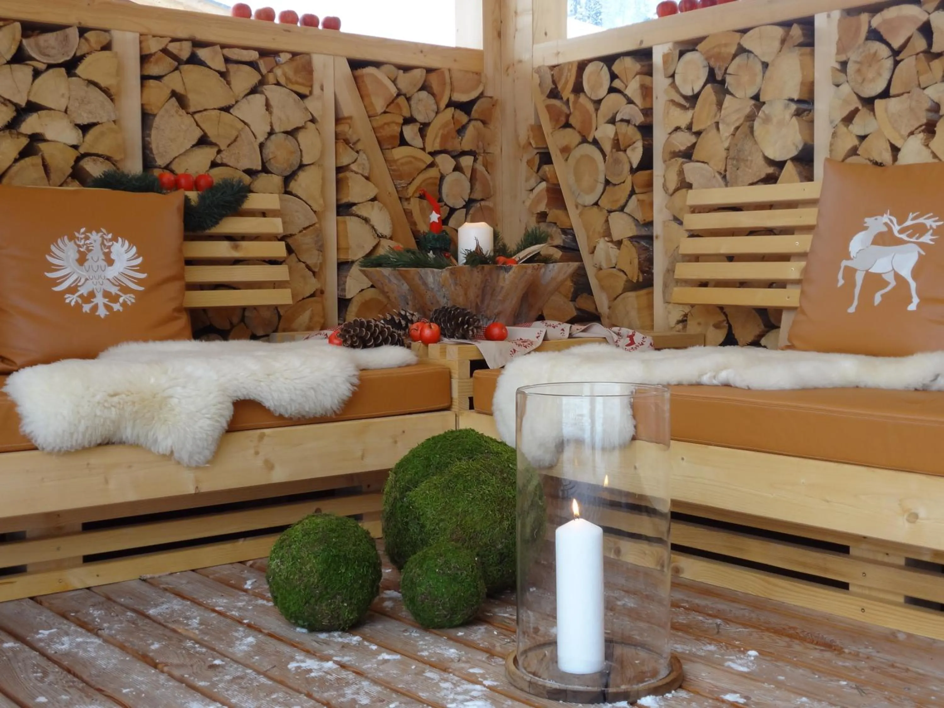 Balcony/Terrace in Hotel Garni Berghof