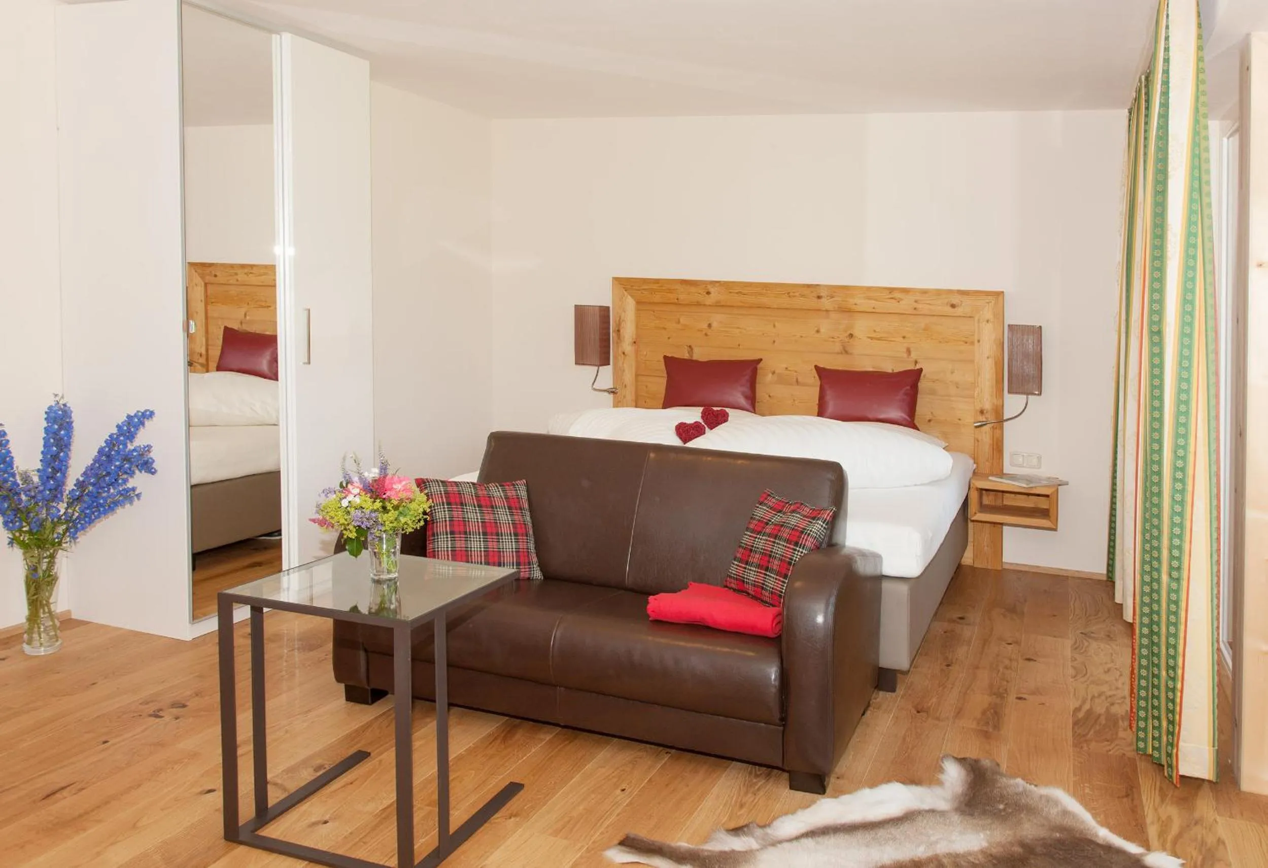 Bed in Hotel Garni Berghof