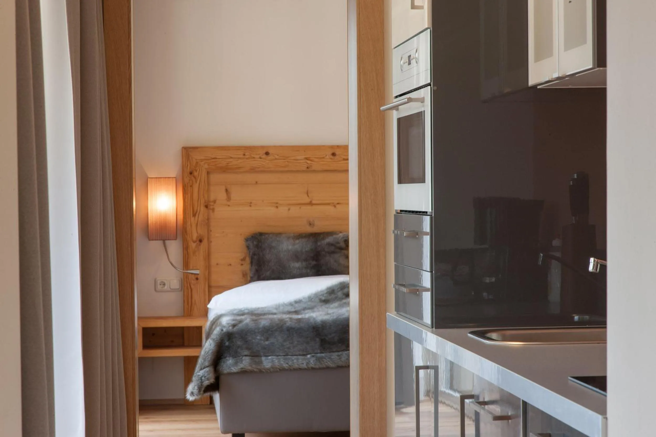 Bed in Hotel Garni Berghof