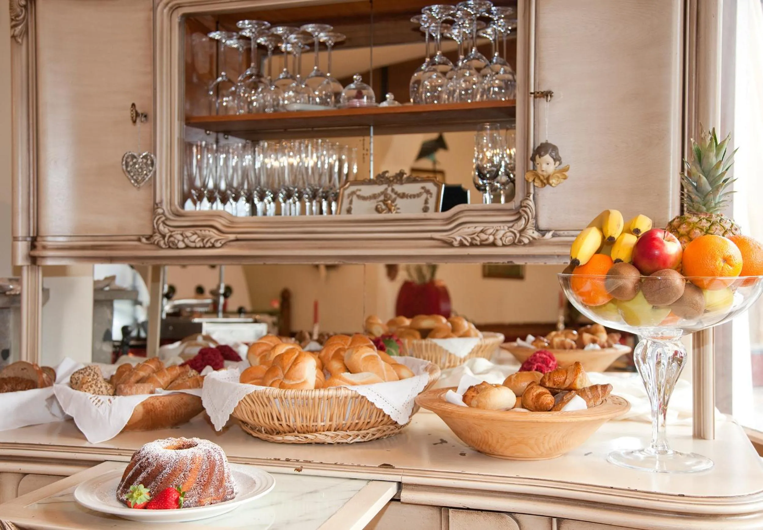 Food and drinks in Hotel Garni Berghof