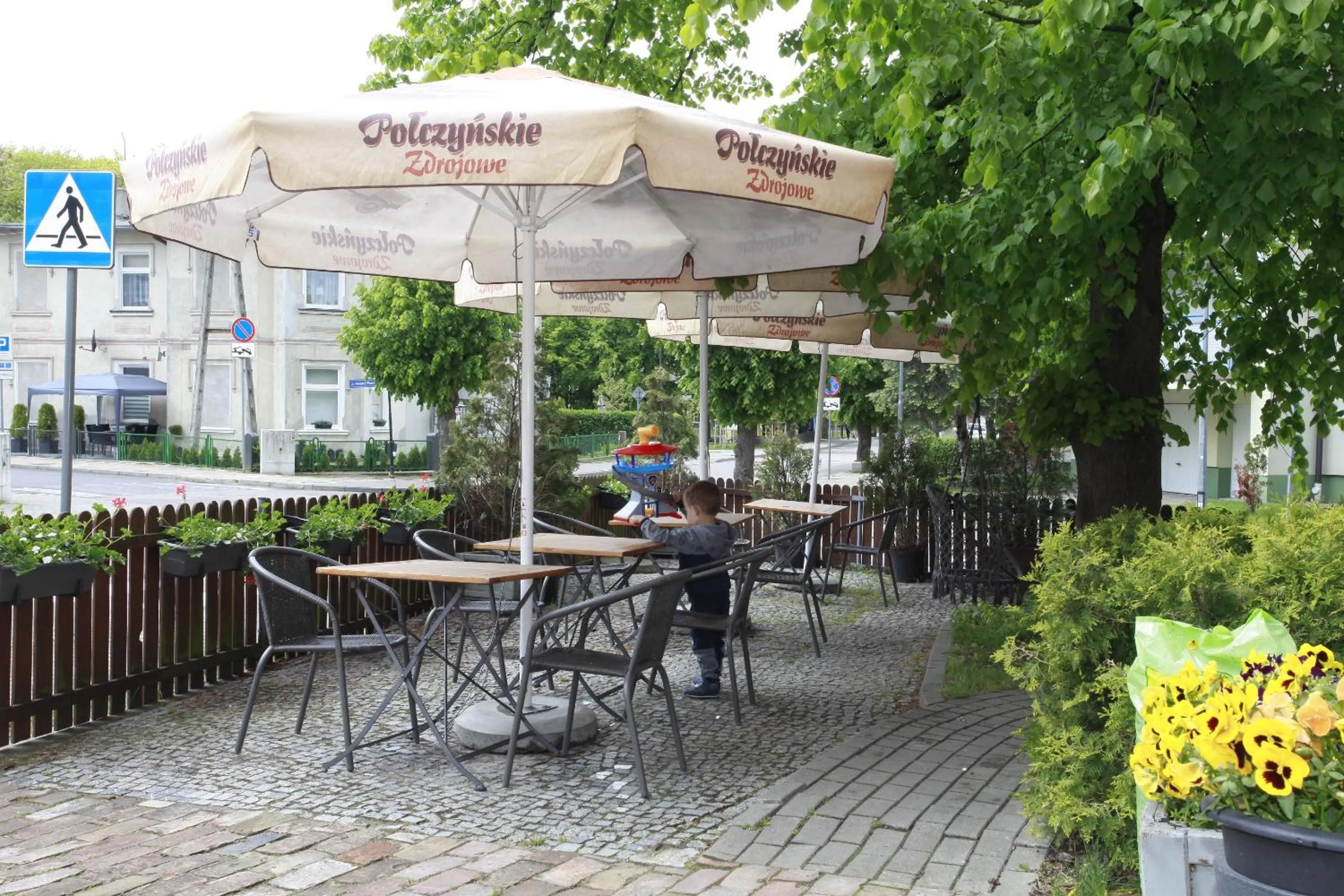 Garden view in Willa Park Międzyzdroje
