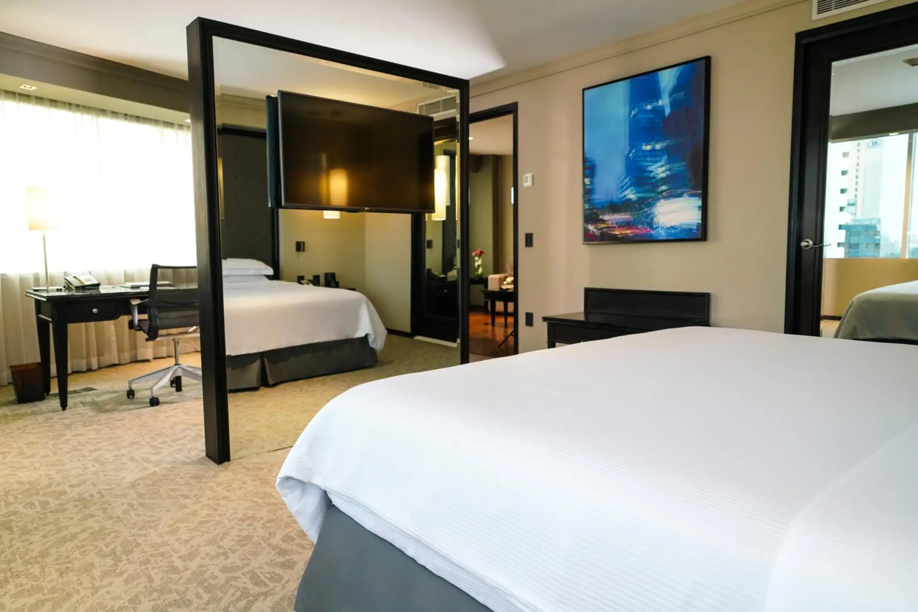 TV and multimedia, Bed in Barceló Mexico Reforma TV and multimedia, Bed in Barceló Mexico Reforma