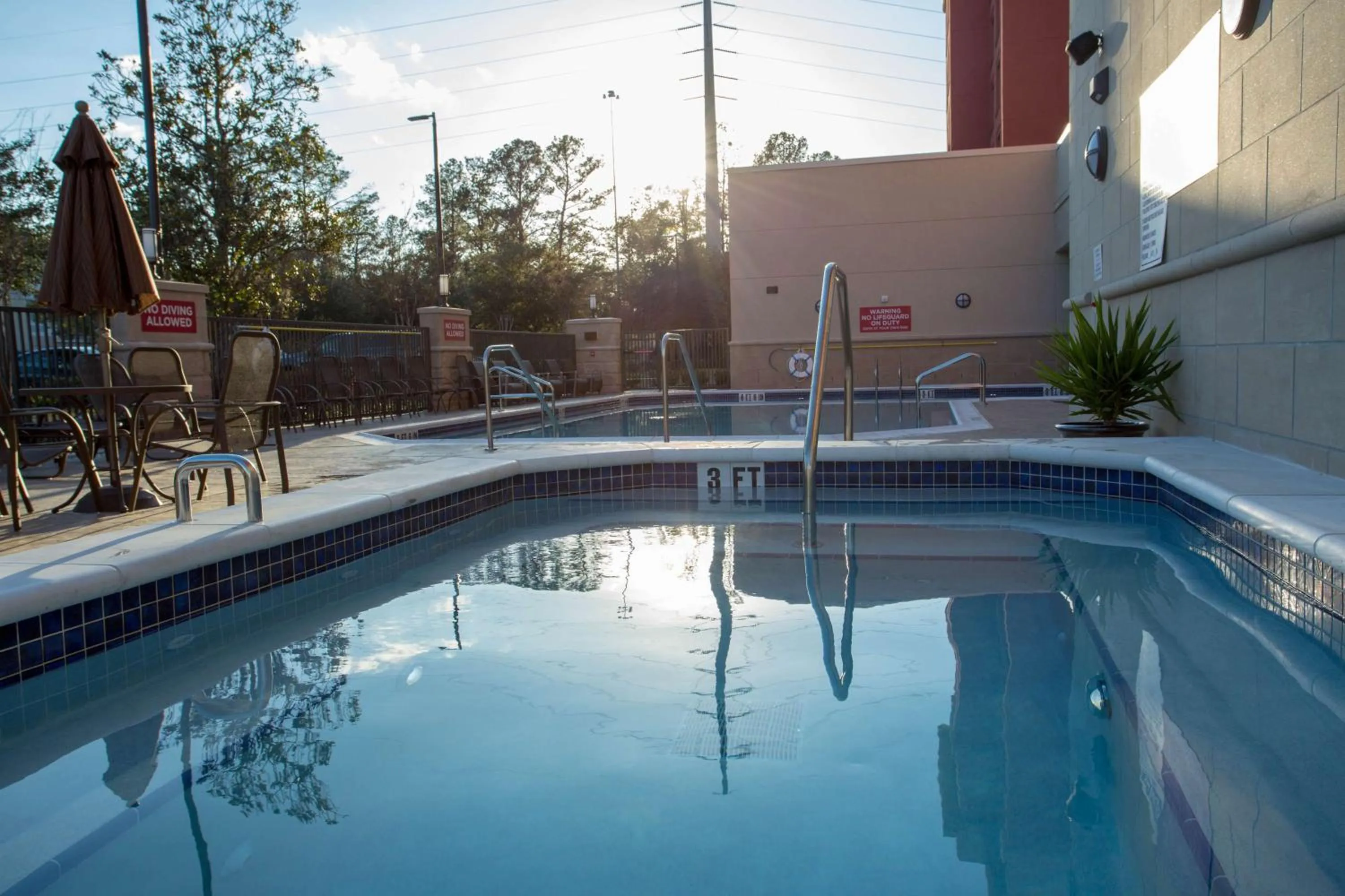 Pool view in Drury Inn & Suites Gainesville