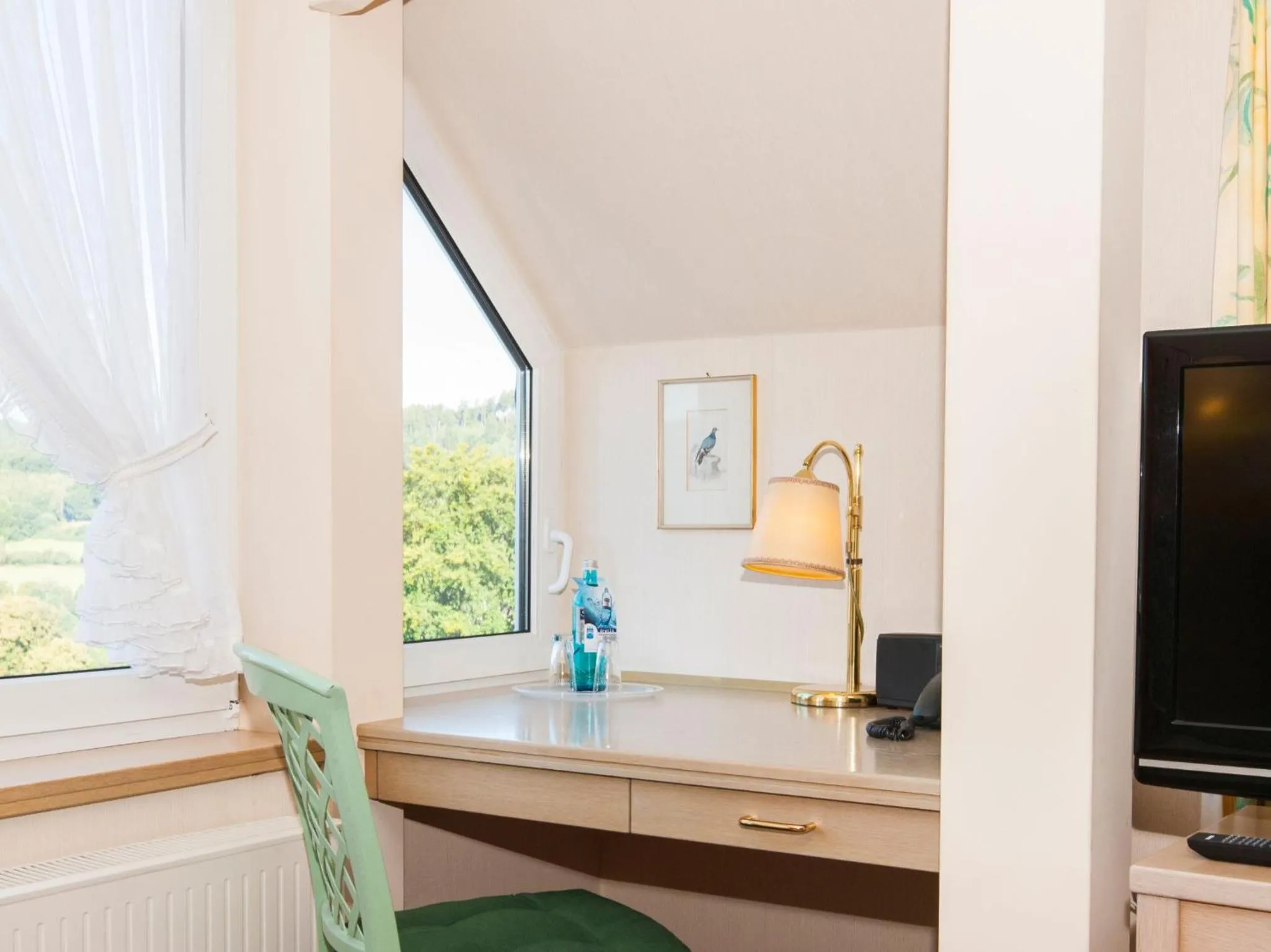 Garden view in Romantik Hotel Störmann