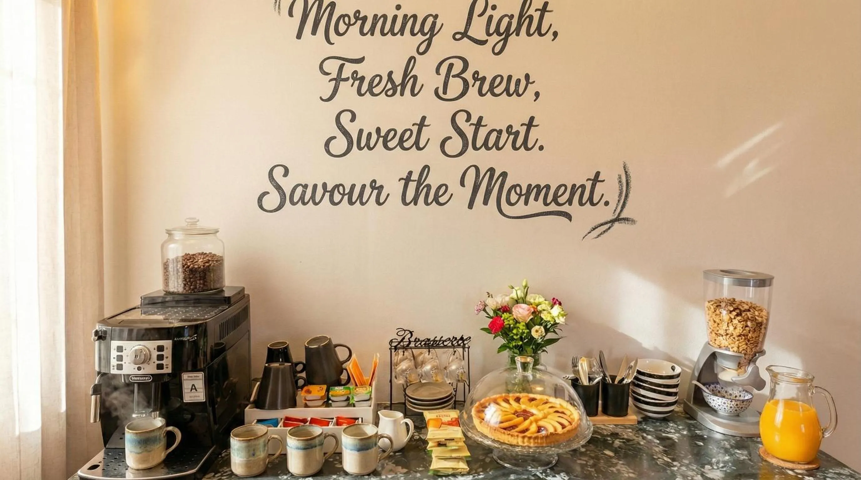 Coffee/tea facilities in B&B Isola