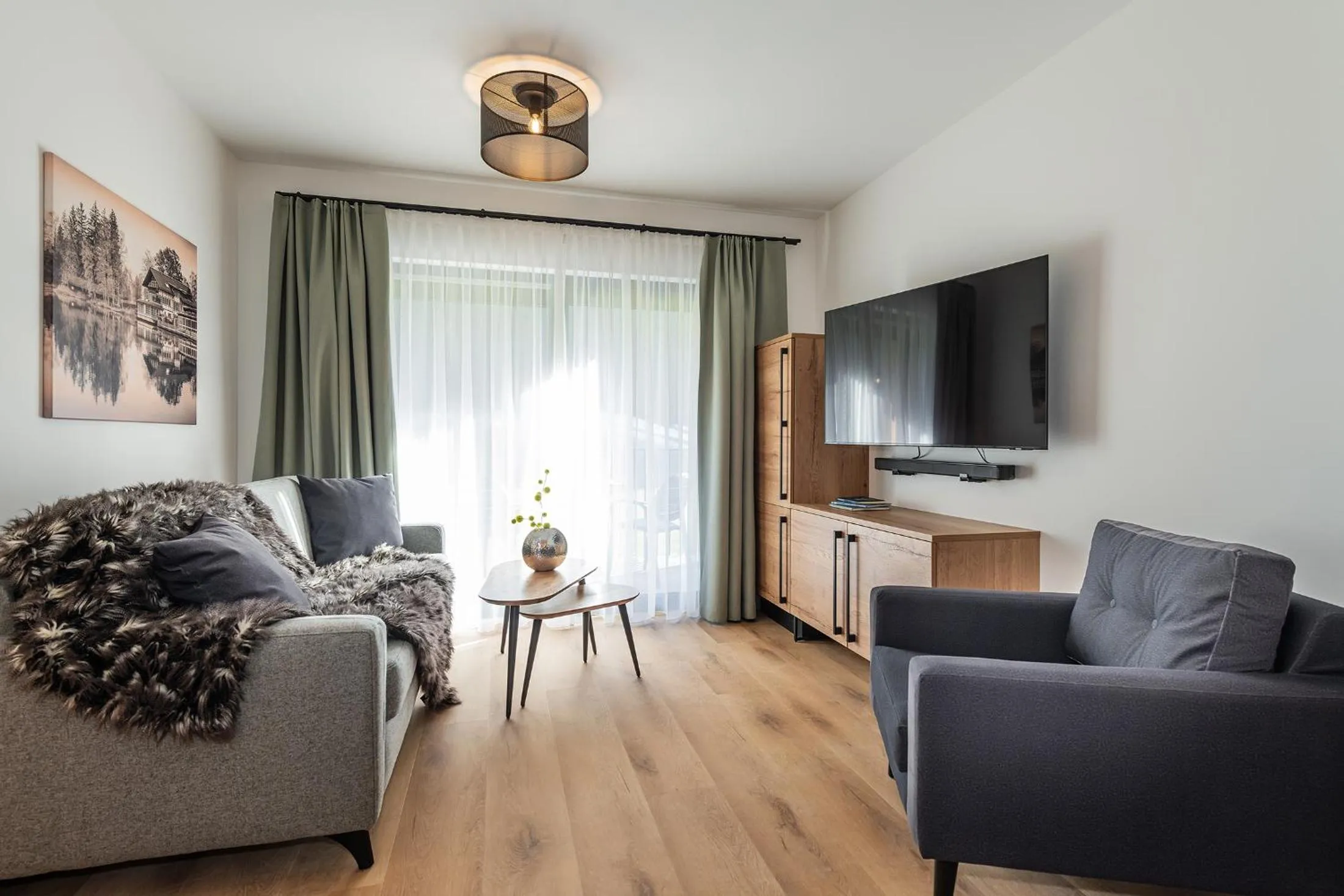 Living room in AlpenParks Hotel & Apartment Taxacher