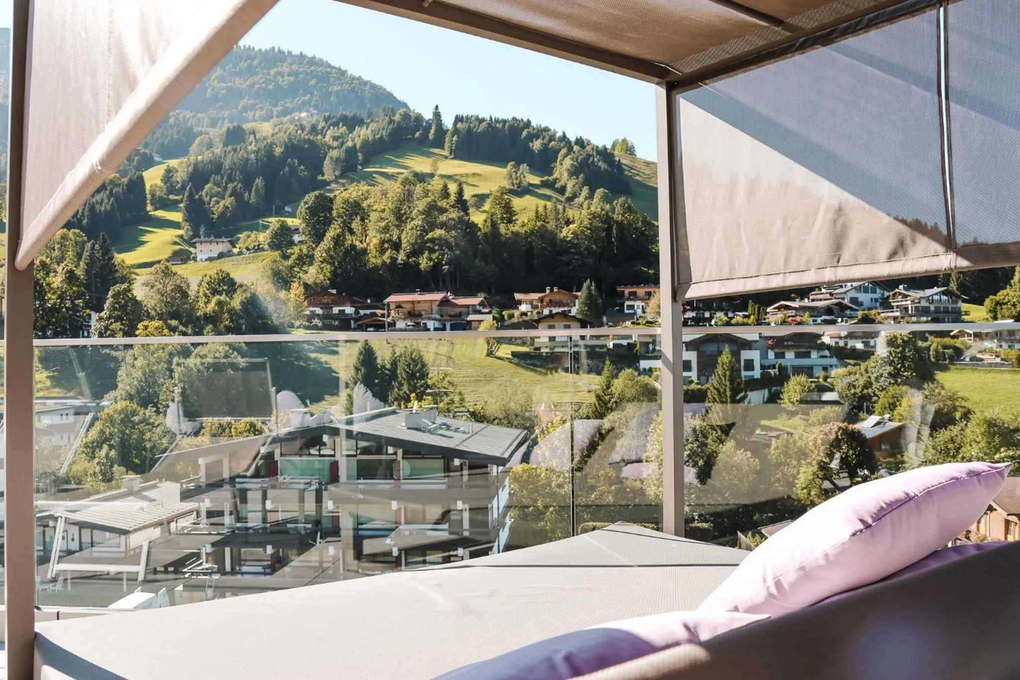 Balcony/Terrace in AlpenParks Hotel & Apartment Taxacher