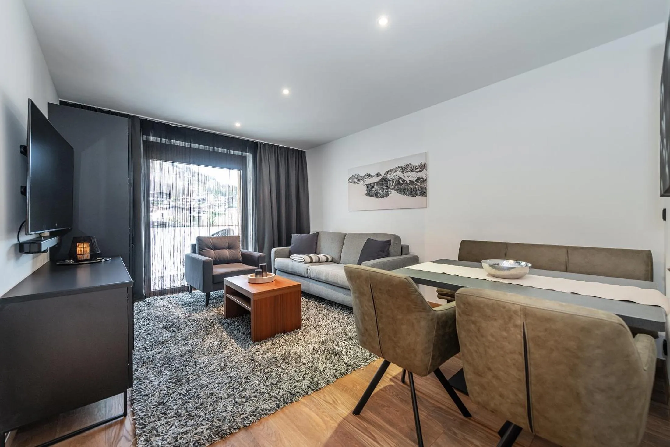 Living room in AlpenParks Hotel & Apartment Taxacher