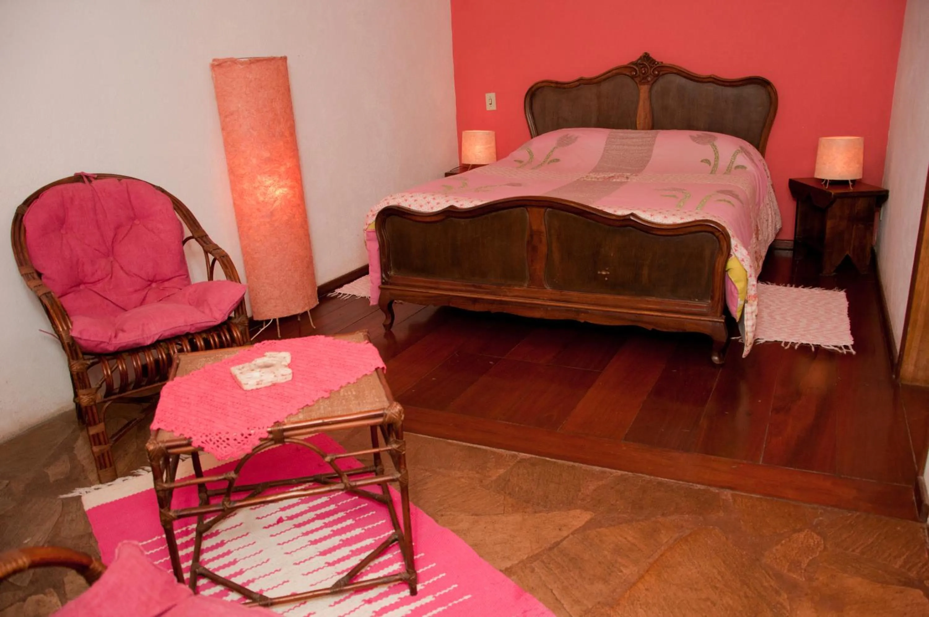 Bed in Pousada Trem das Cores