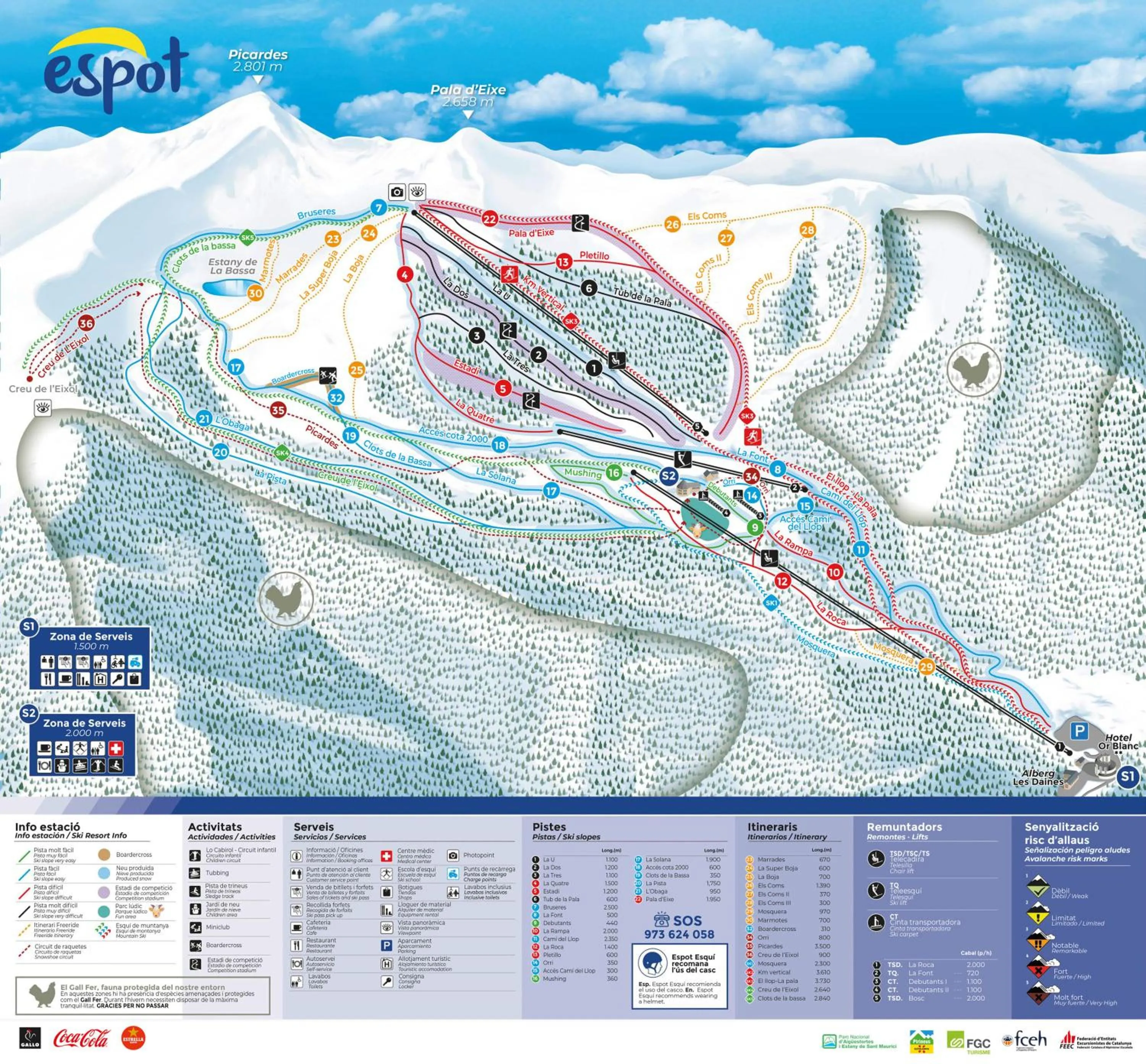 Skiing in Hotel Els Encantats