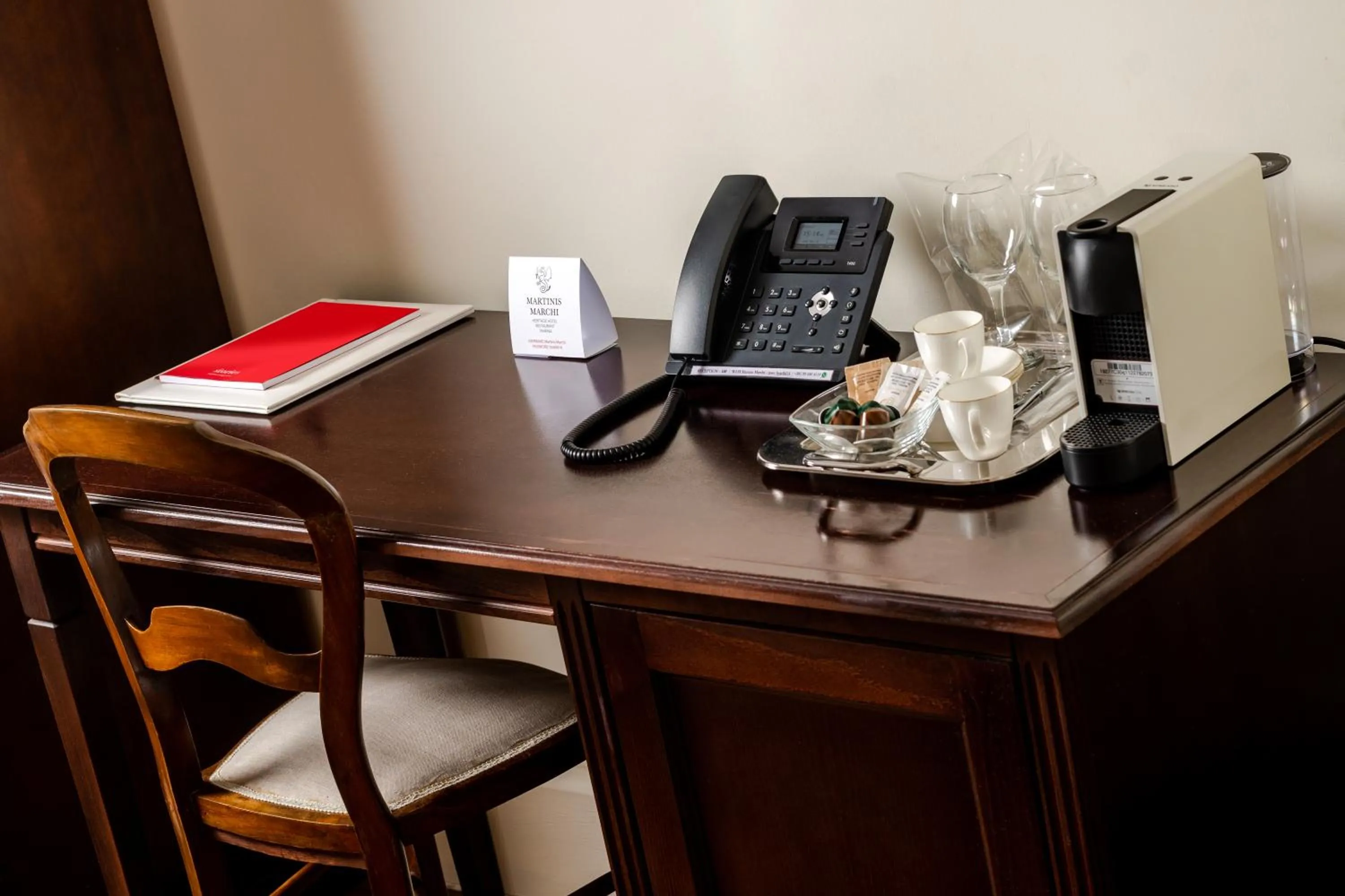 Coffee/tea facilities in Heritage Hotel Martinis Marchi
