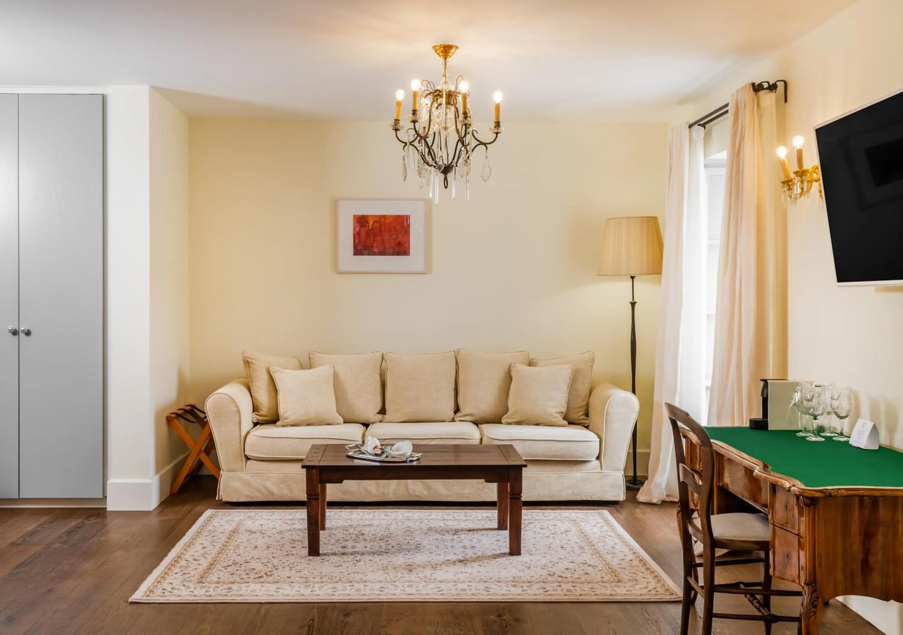 Seating area in Heritage Hotel Martinis Marchi