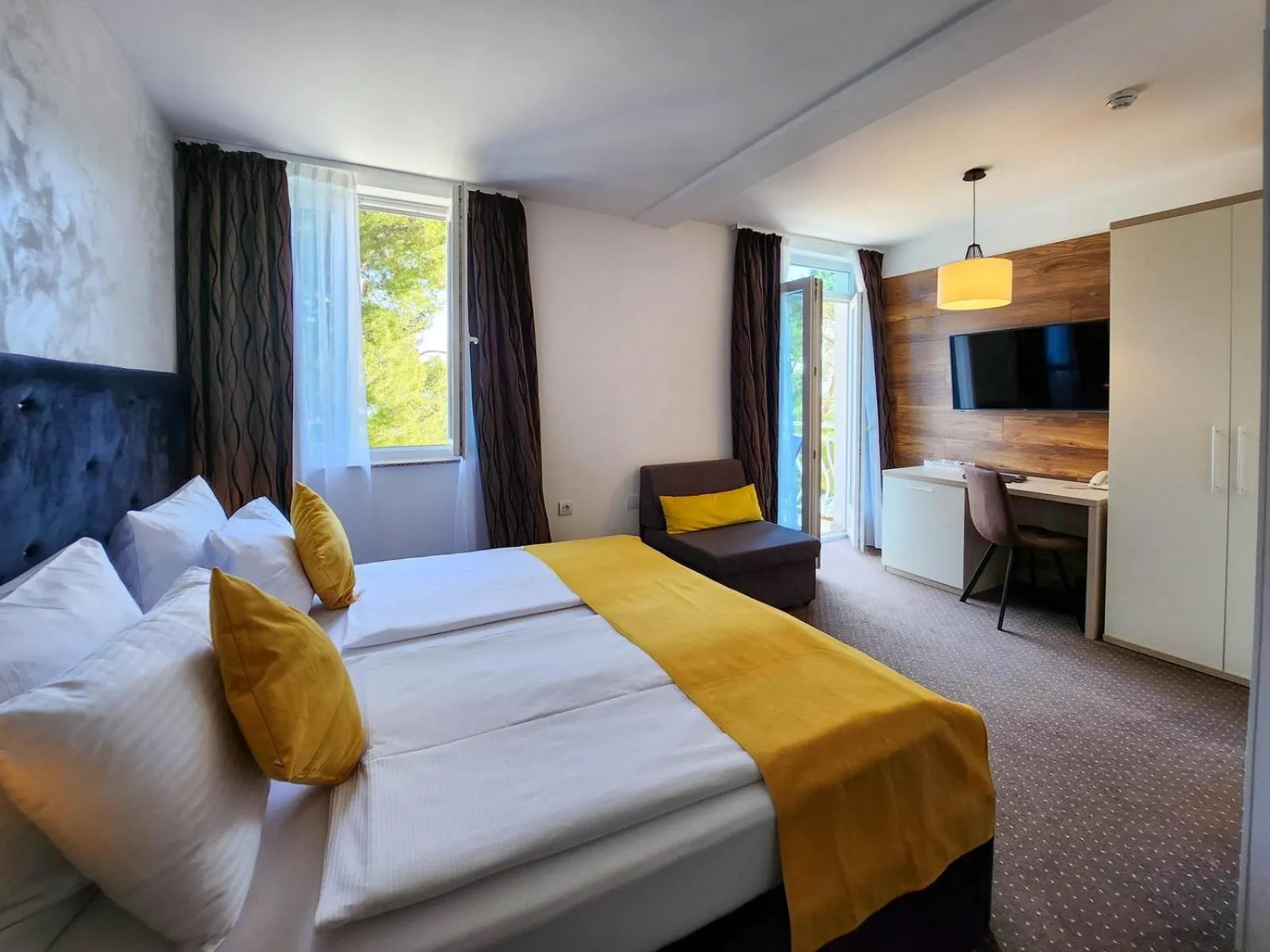 Bedroom, Bed in Hotel Bor