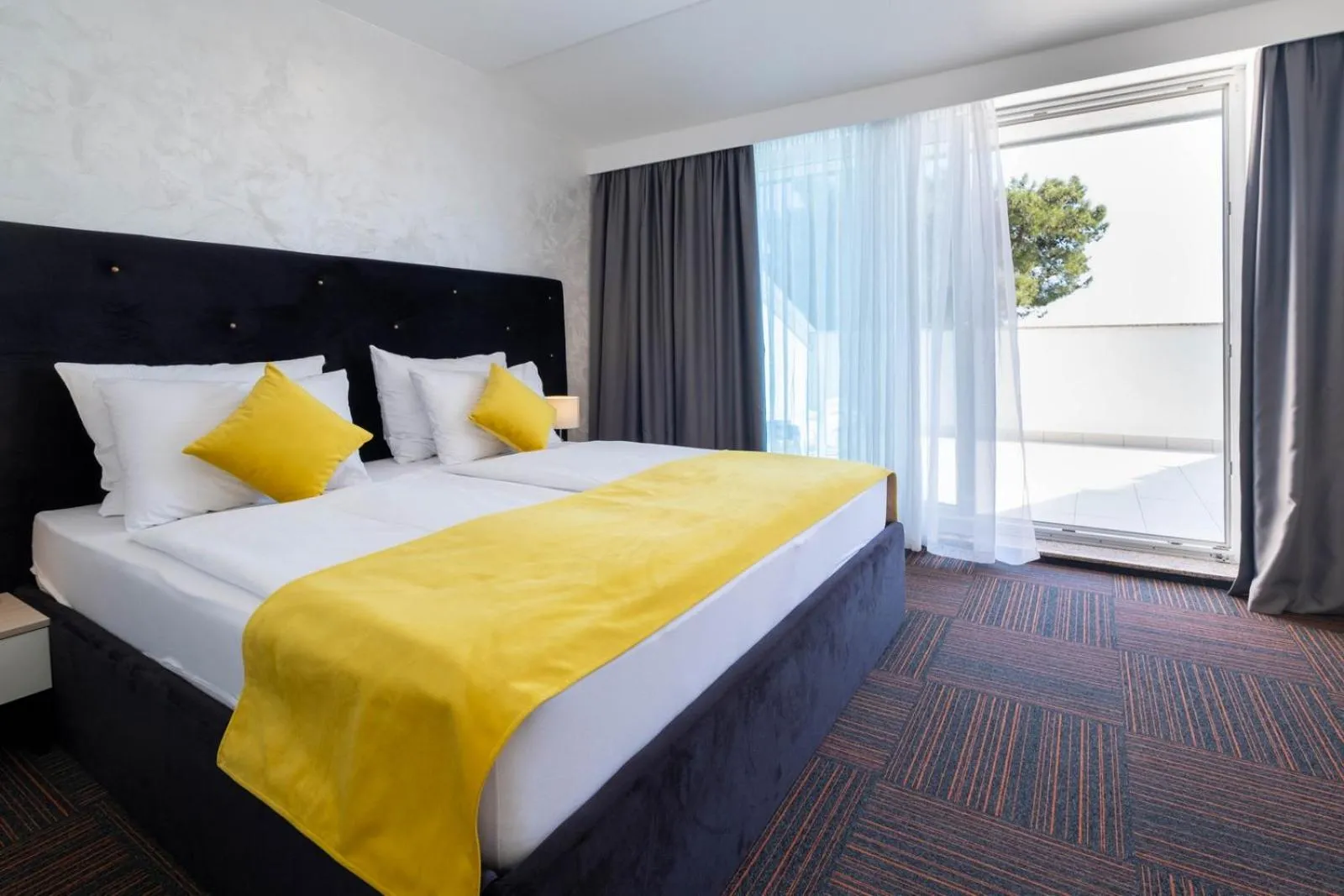 Bedroom, Bed in Hotel Bor