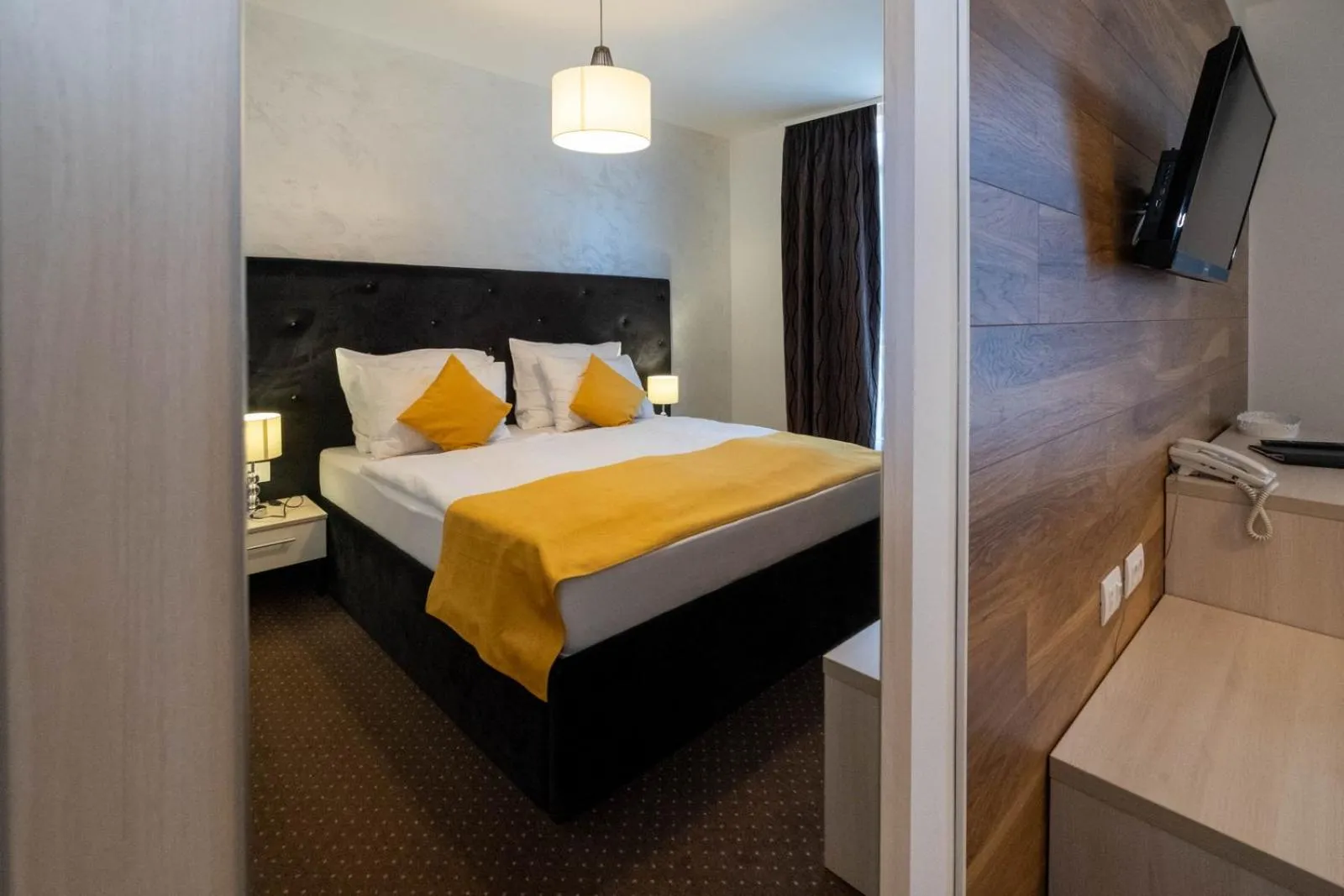 Bedroom, Bed in Hotel Bor