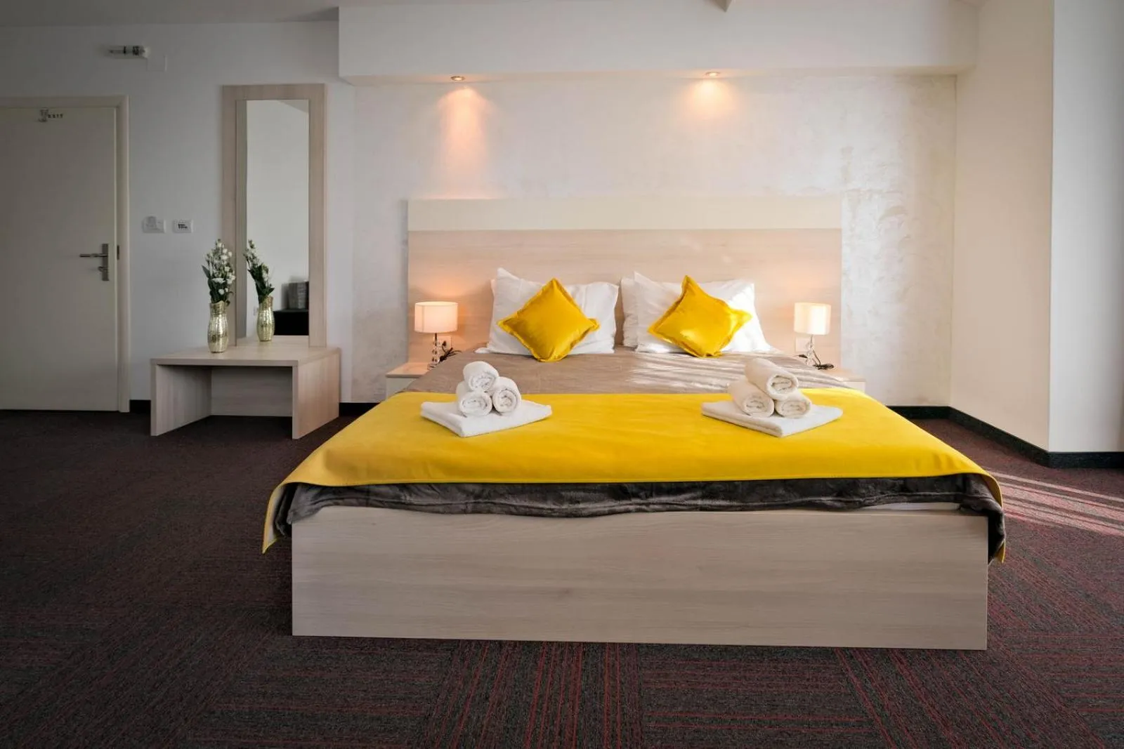 Bed in Hotel Bor
