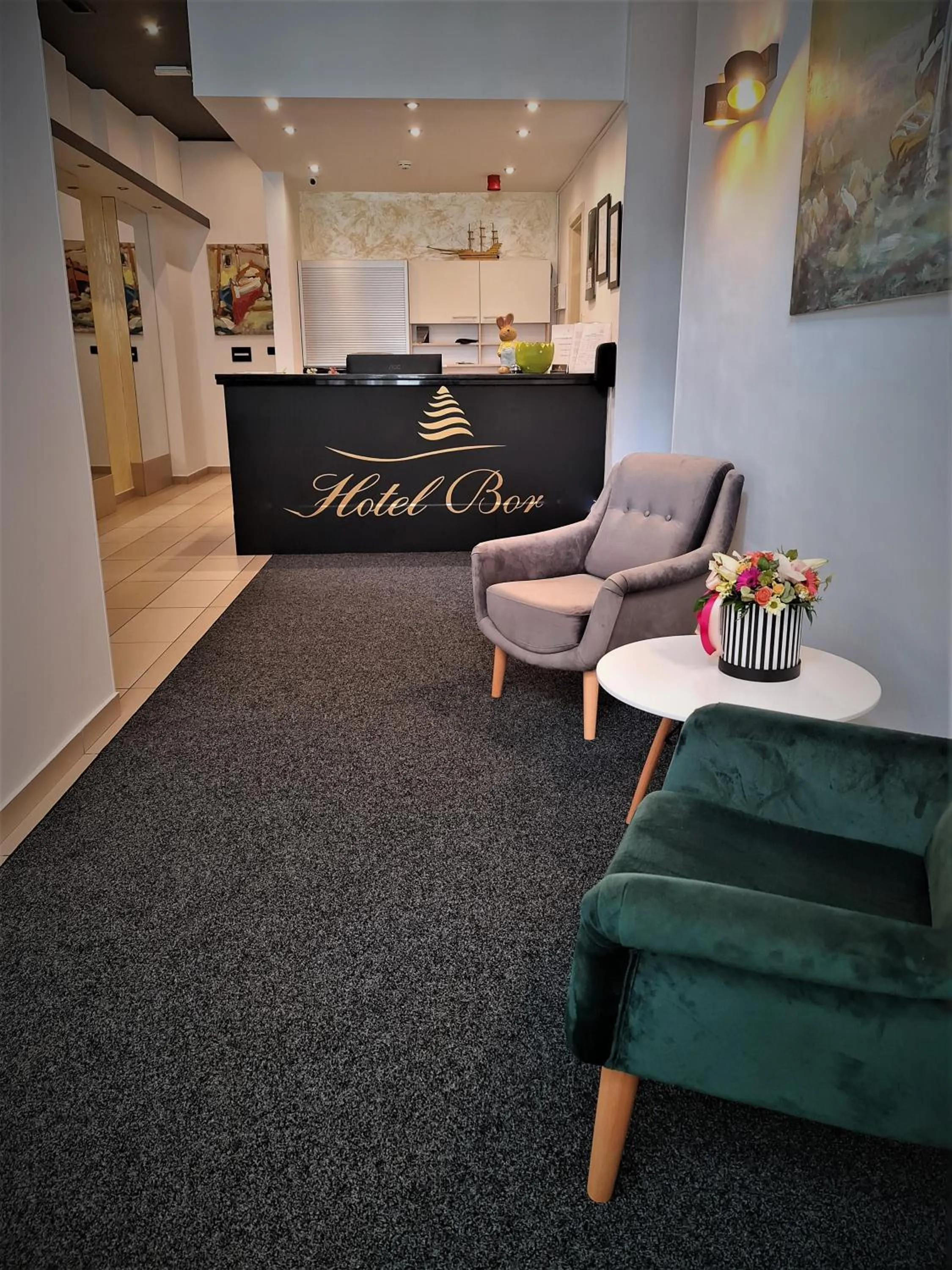 Lobby or reception in Hotel Bor