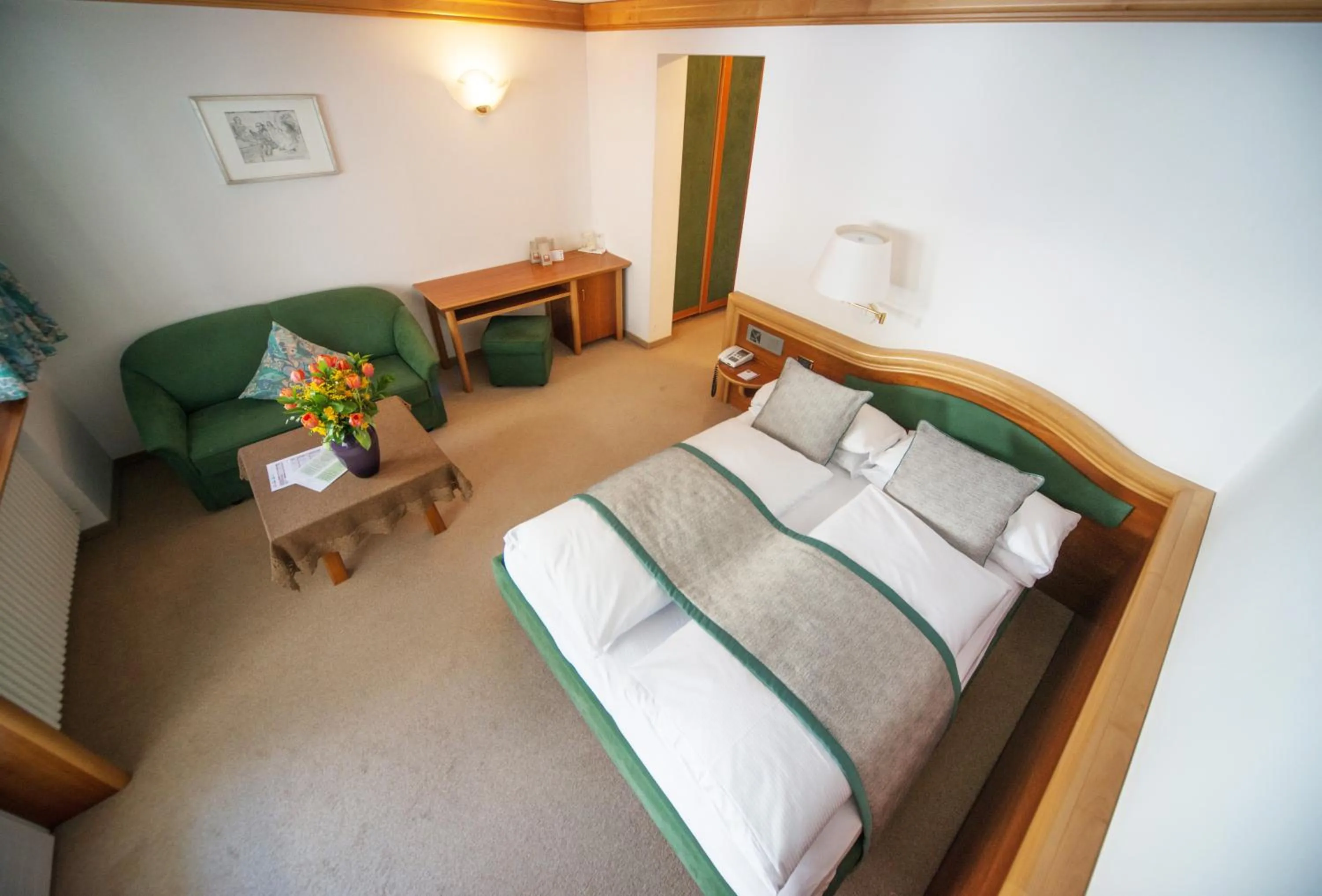 Bed in Sporthotel Teresa