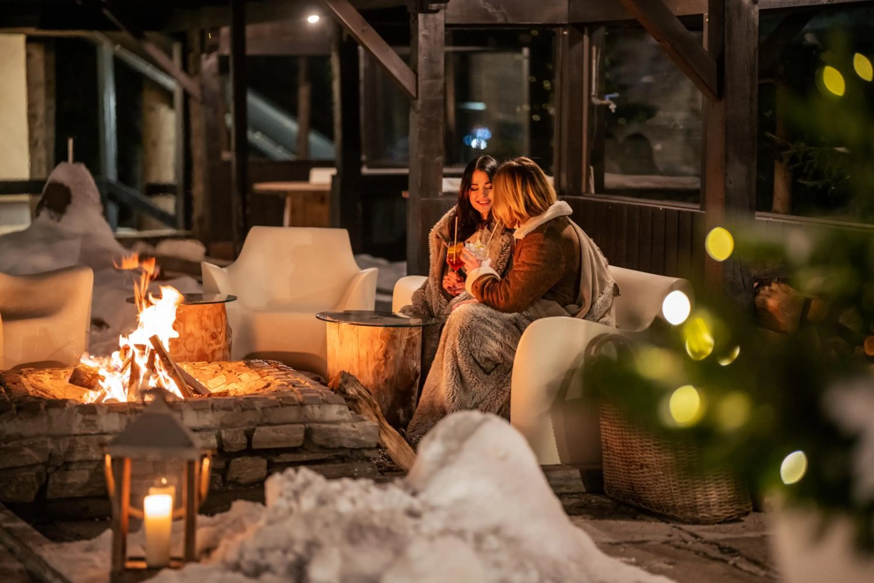 fireplace in Sporthotel Teresa