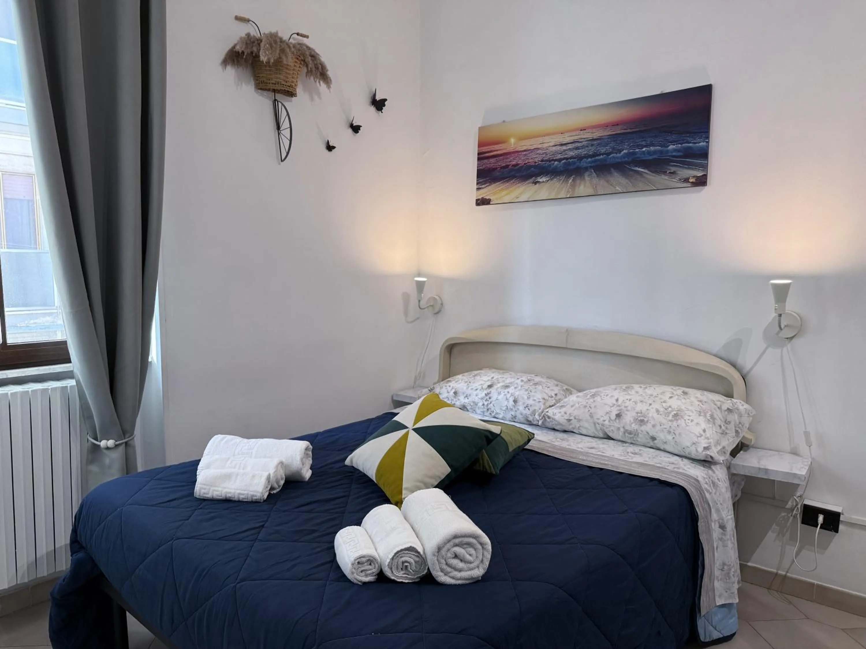 Bed in Bed and Breakfast Station