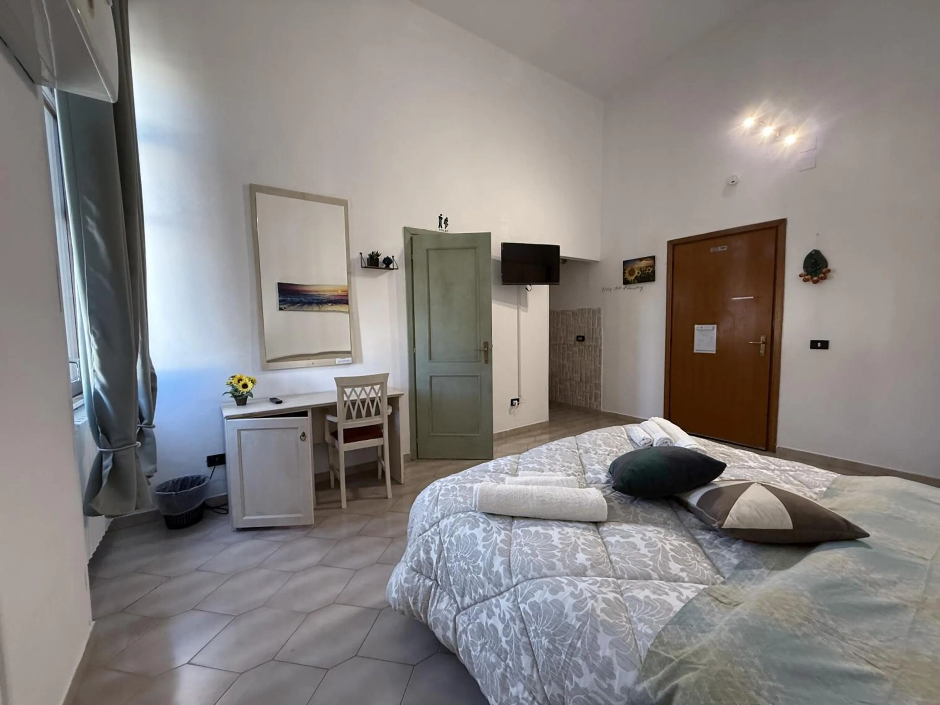 Bed in Bed and Breakfast Station