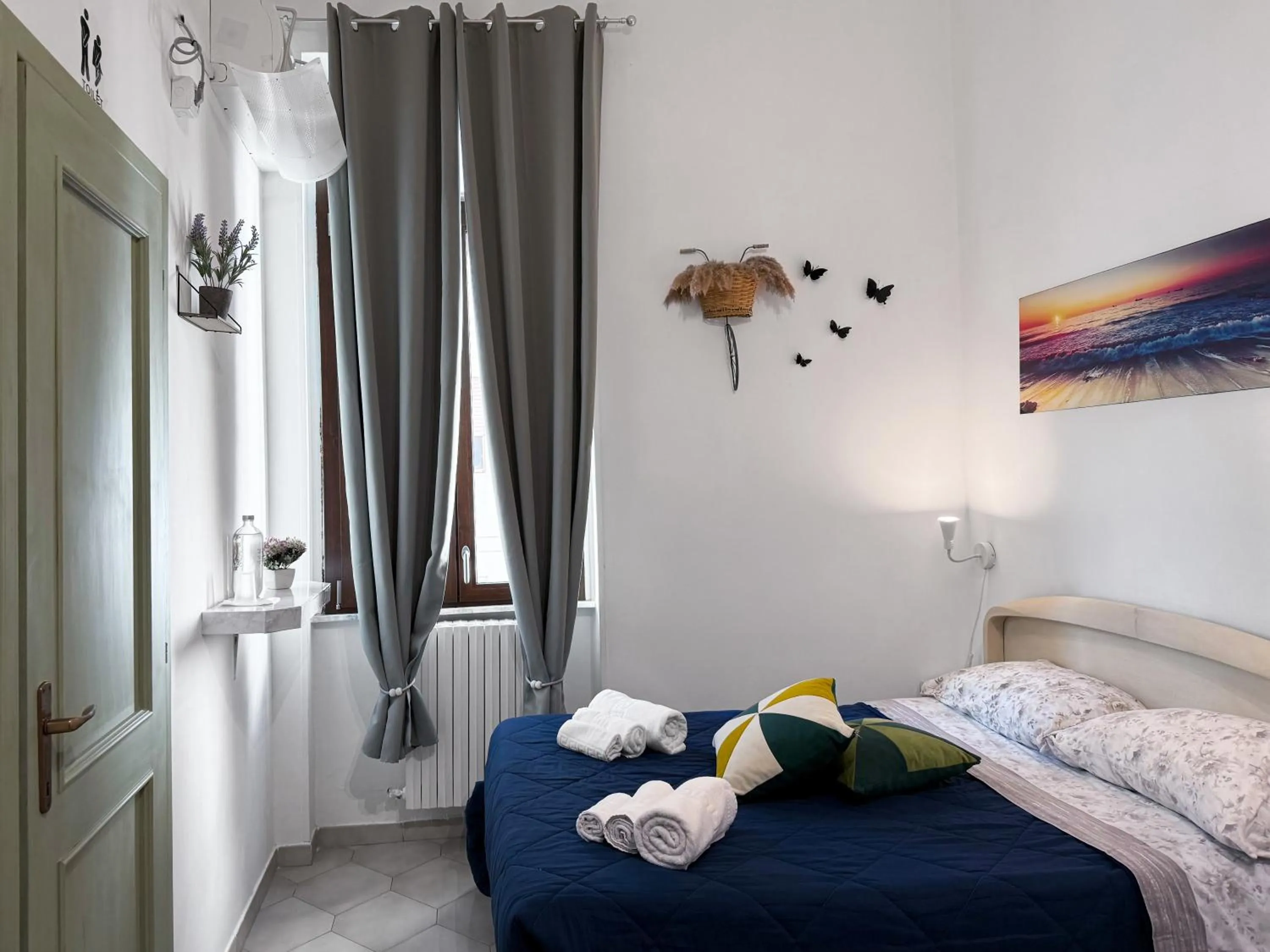 Bed in Bed and Breakfast Station