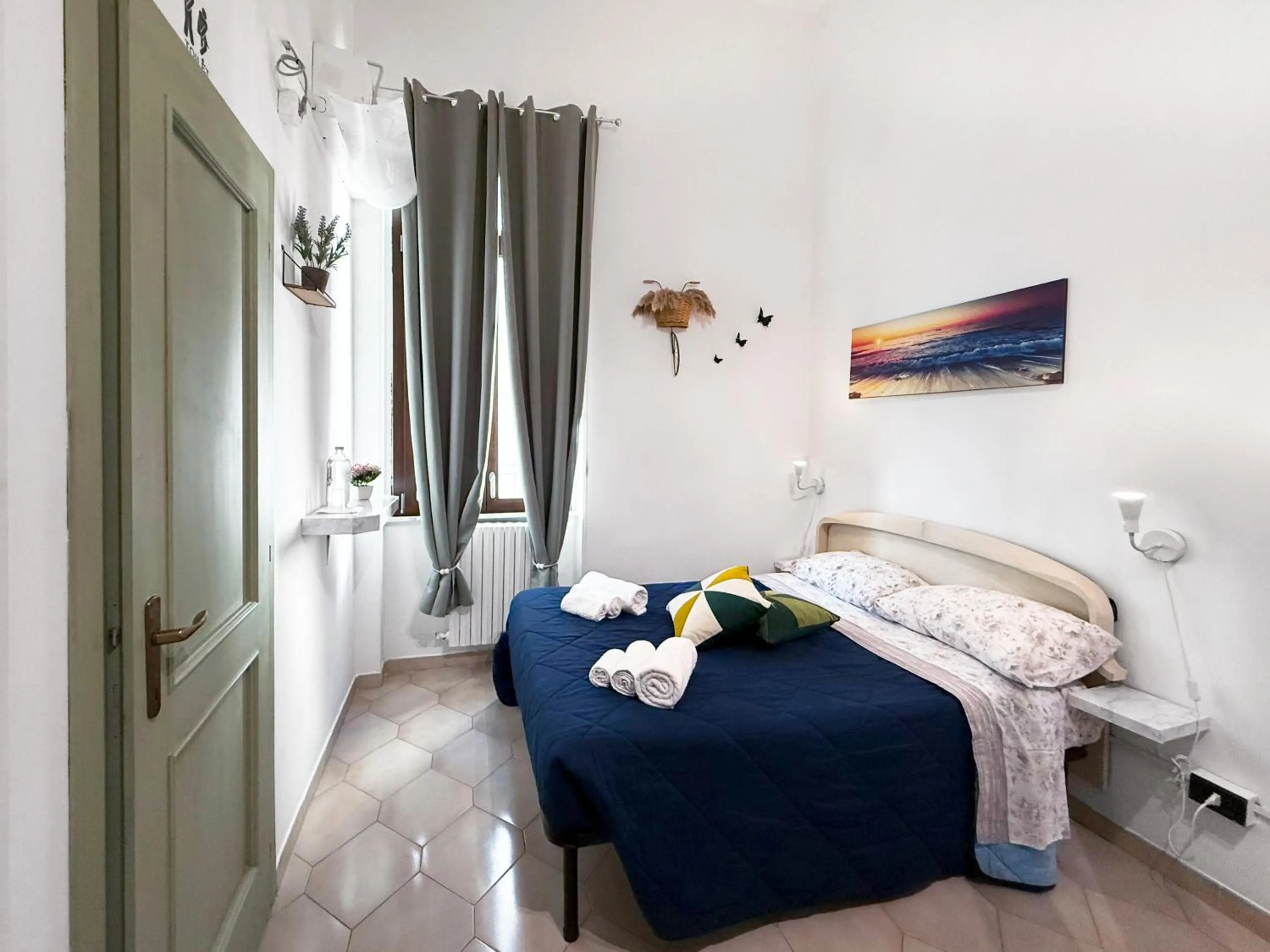 Bed in Bed and Breakfast Station