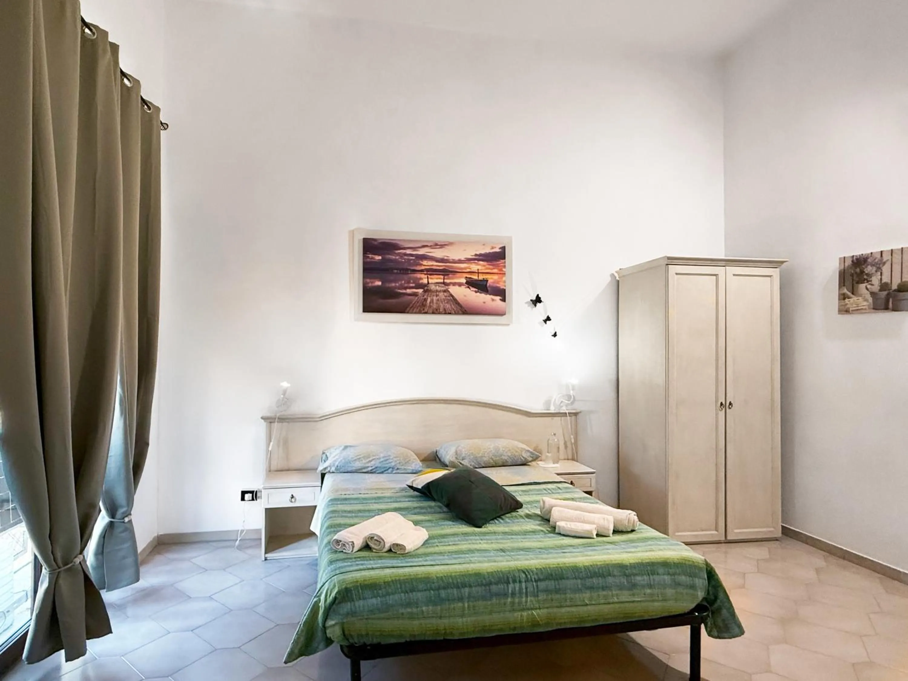 Bed in Bed and Breakfast Station