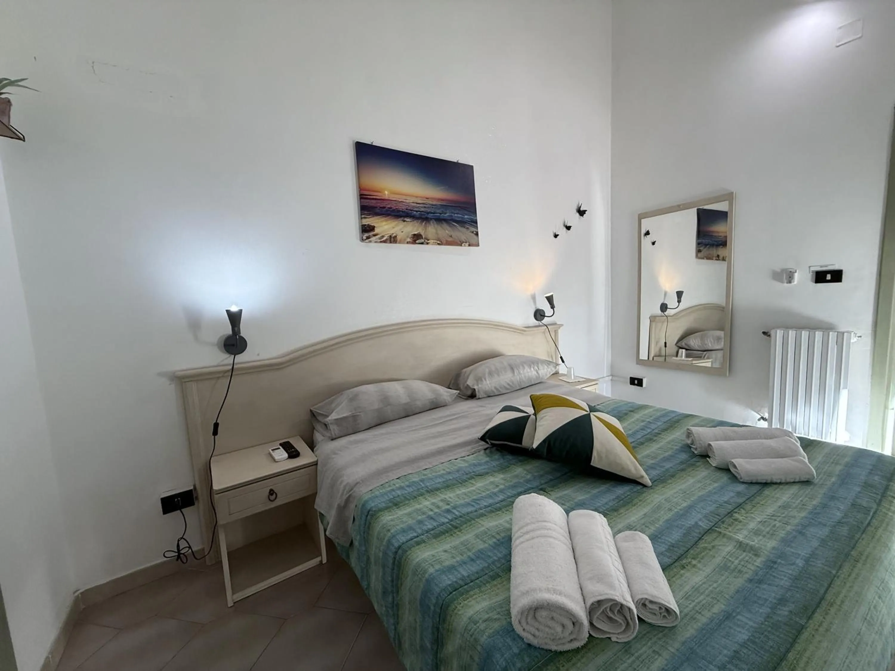 Bed in Bed and Breakfast Station