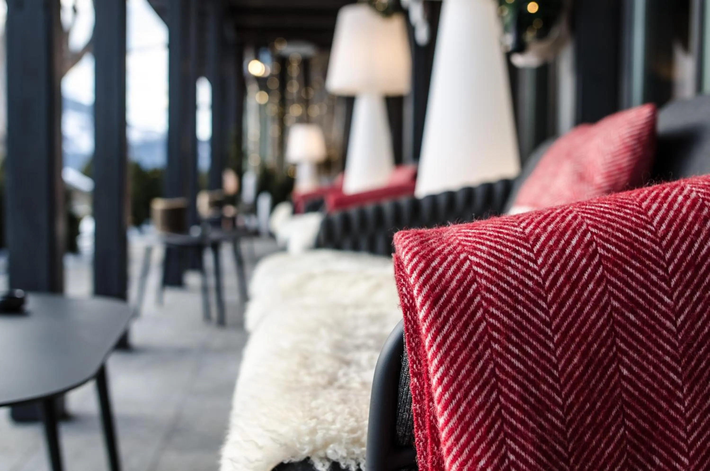 Balcony/Terrace in Hôtel Bella Tola & SPA