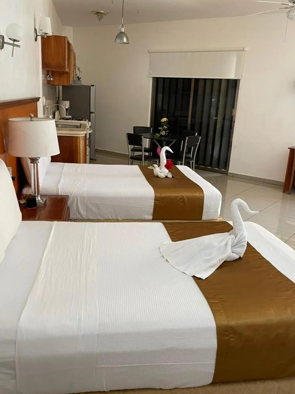 Bed in Hotel Scarlette