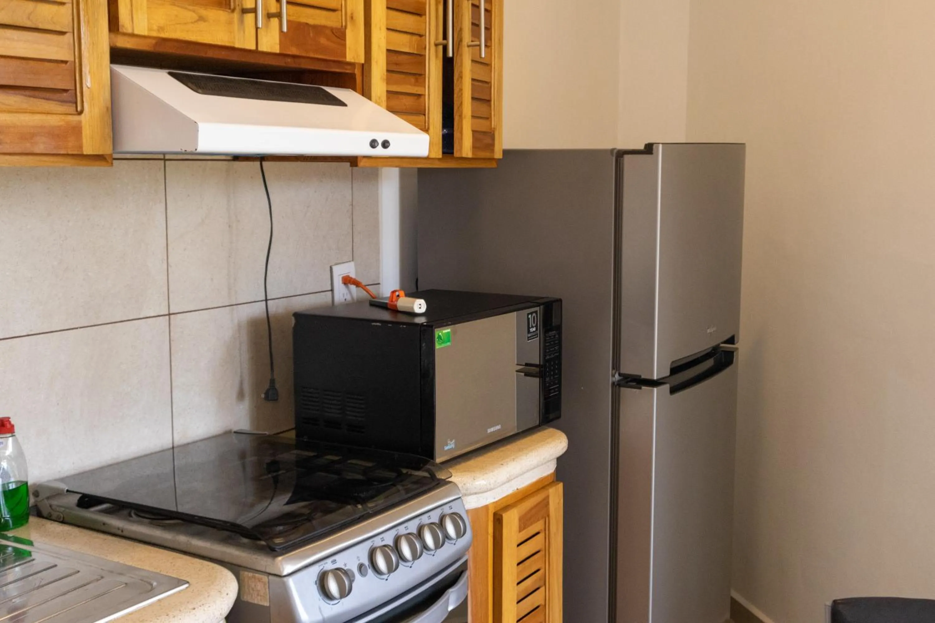 Kitchen or kitchenette in Hotel Scarlette